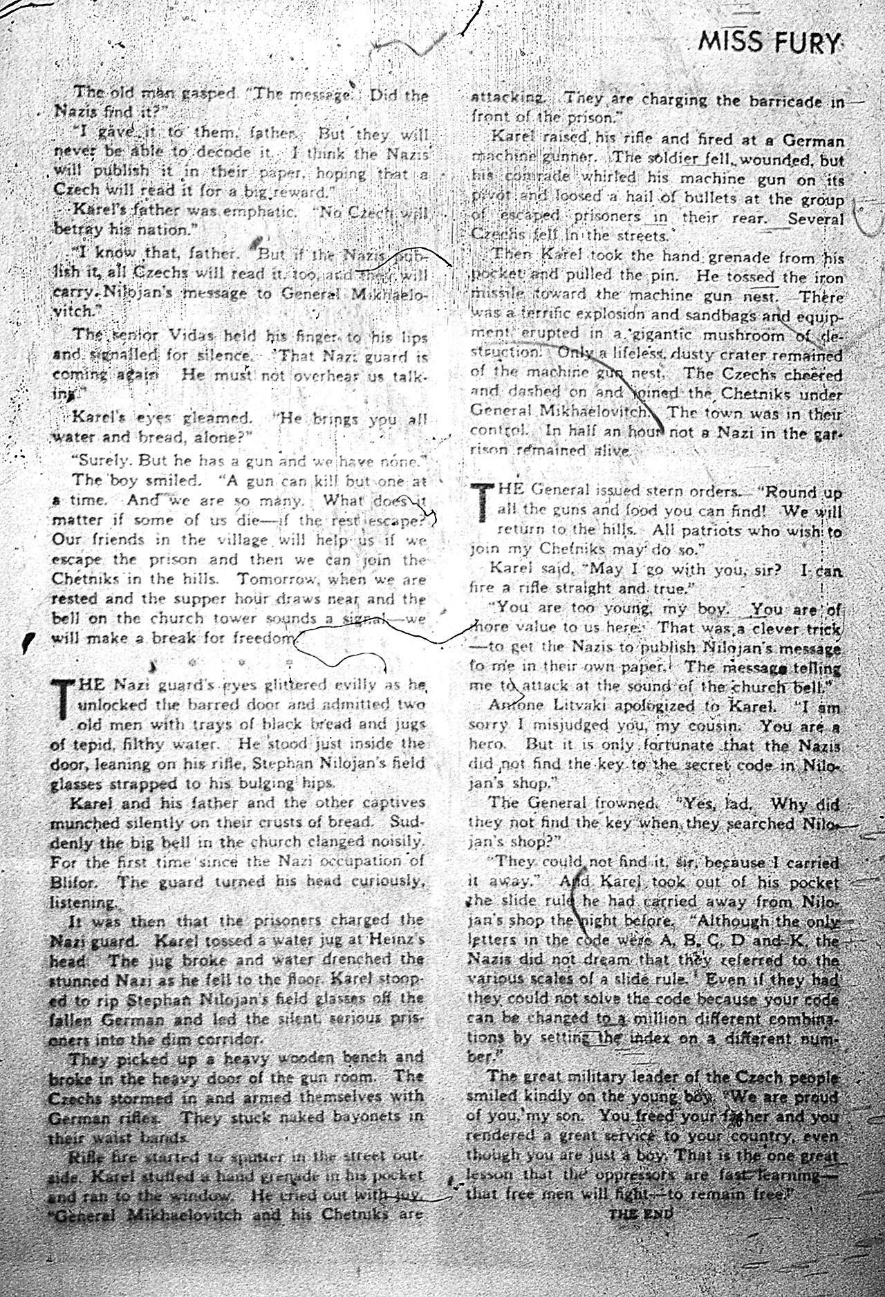 Read online Miss Fury (1942) comic -  Issue #3 - 43