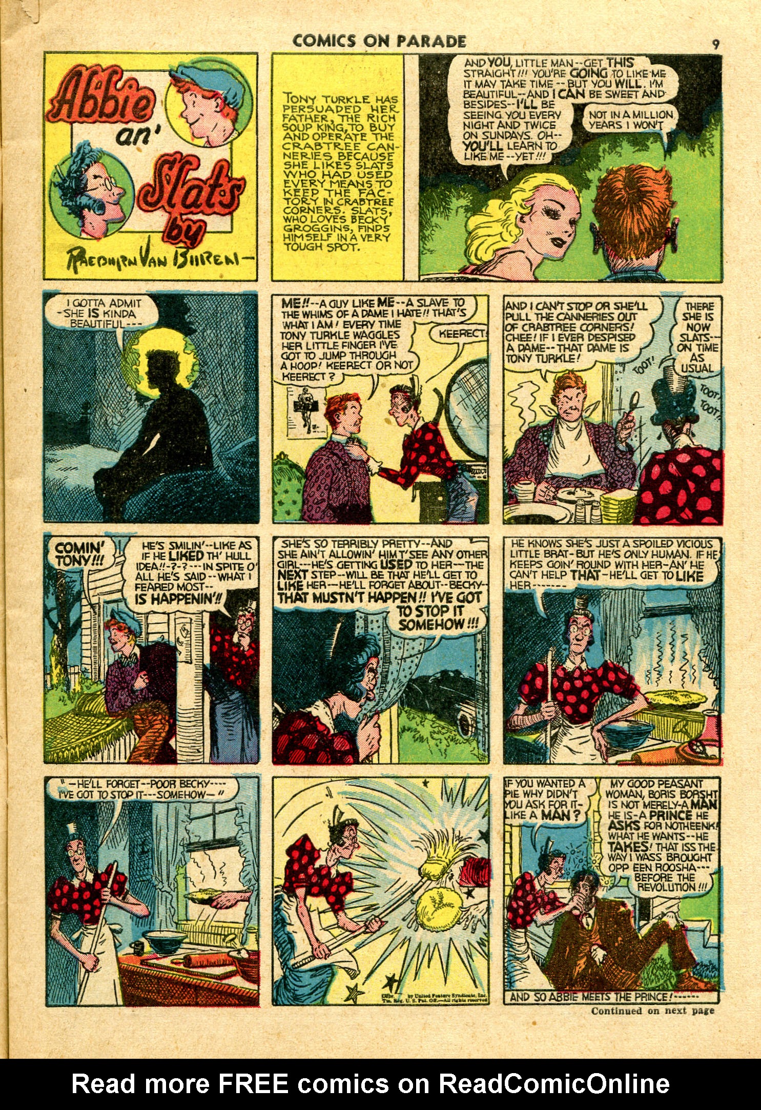 Read online Comics on Parade comic -  Issue #25 - 11
