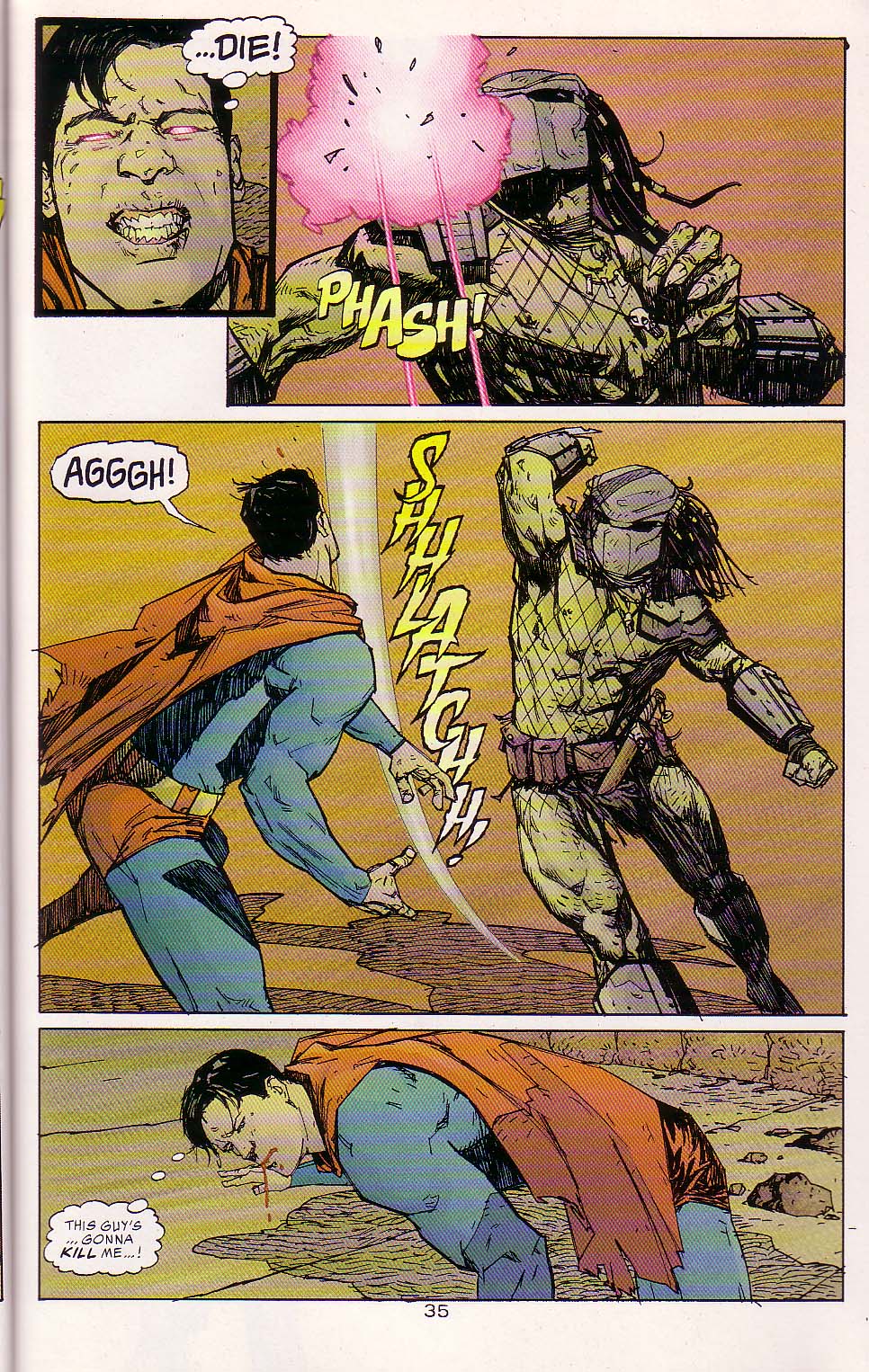 Read online Superman vs. Predator comic -  Issue #3 - 37
