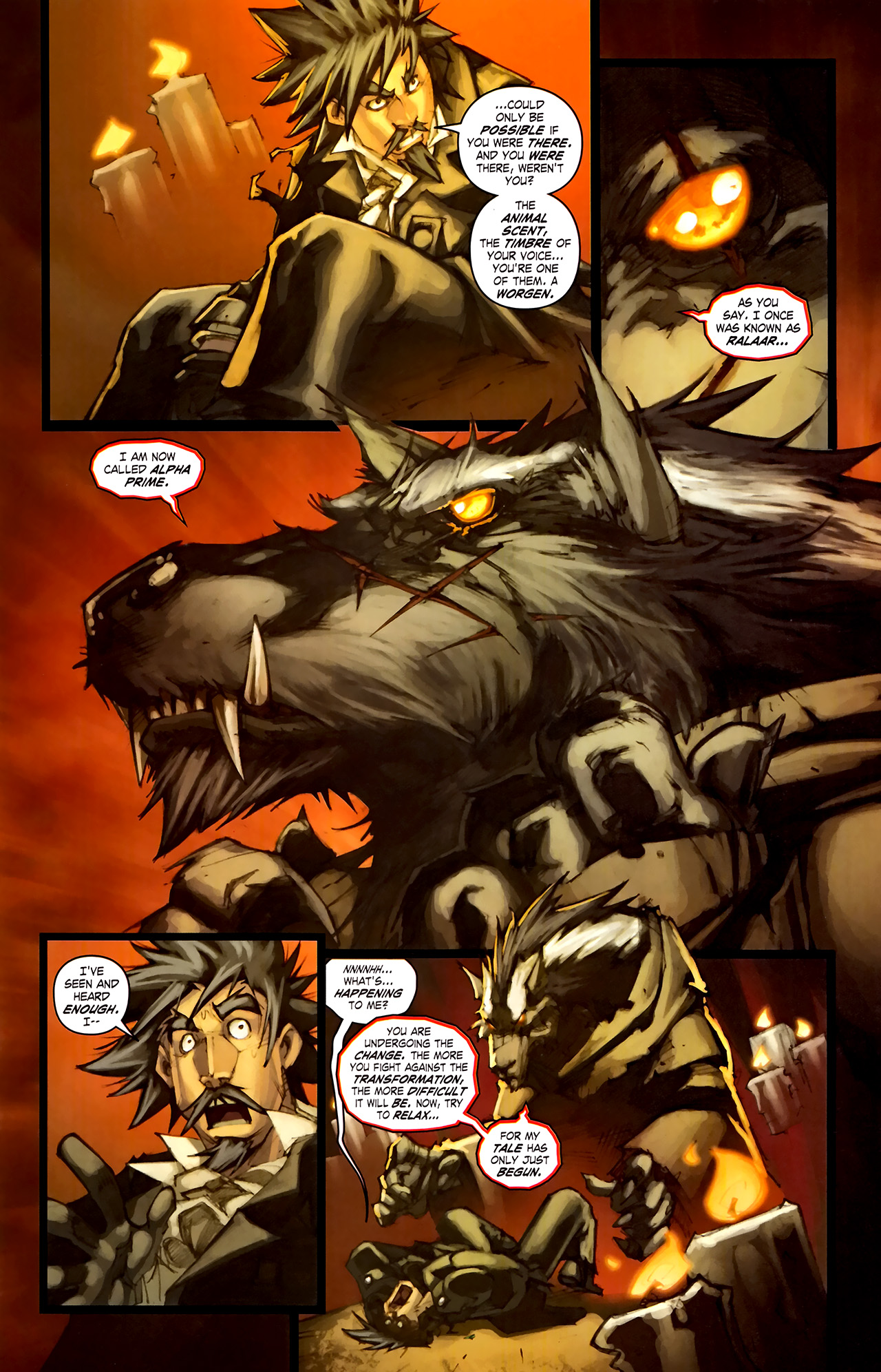 Read online World of Warcraft: Curse of the Worgen comic -  Issue #1 - 29