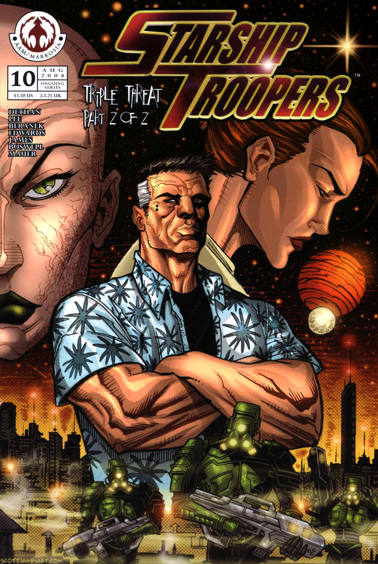 Read online Starship Troopers (2007) comic -  Issue #10 - 1