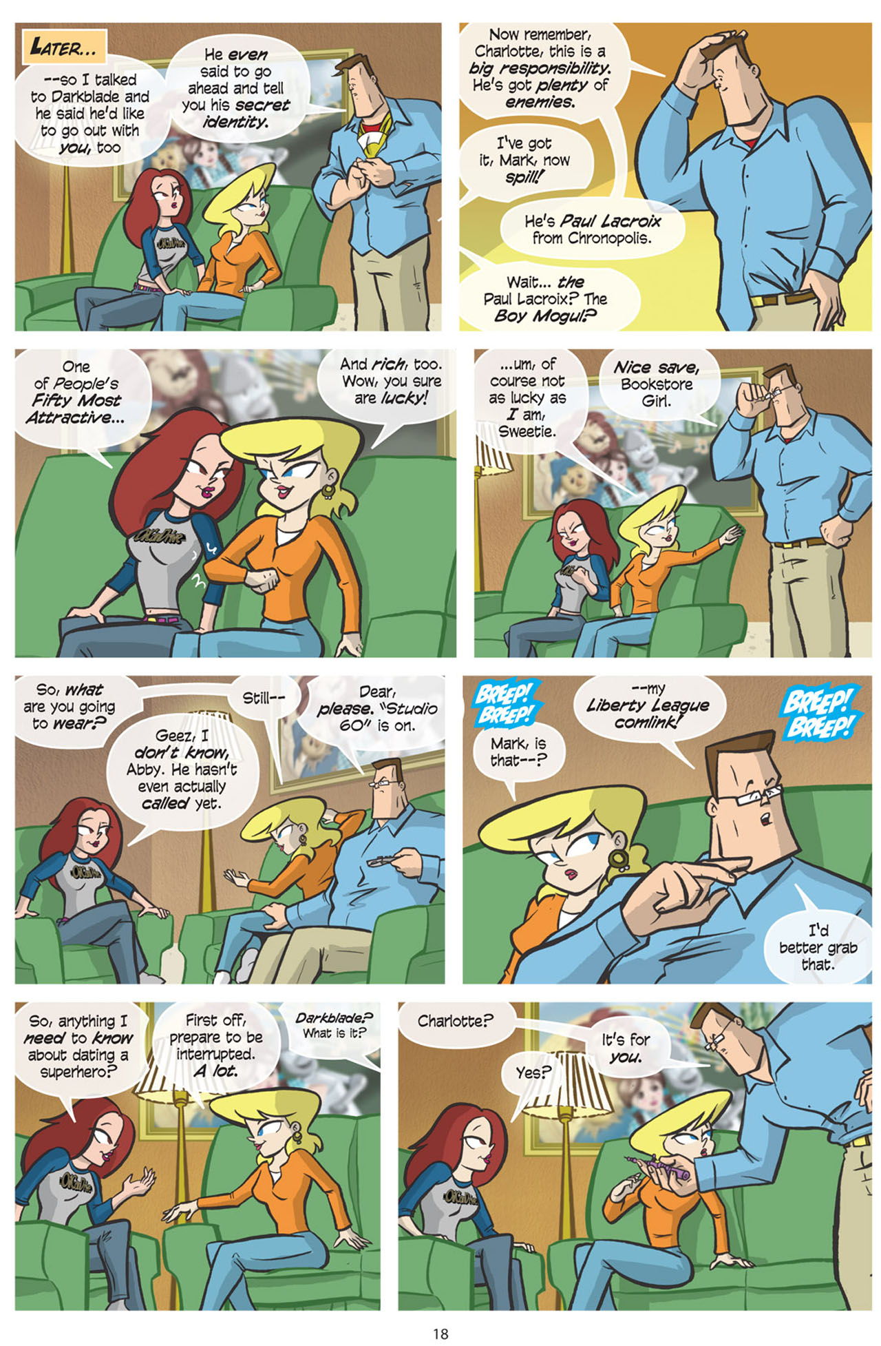 Read online Love and Capes comic -  Issue #3 - 19