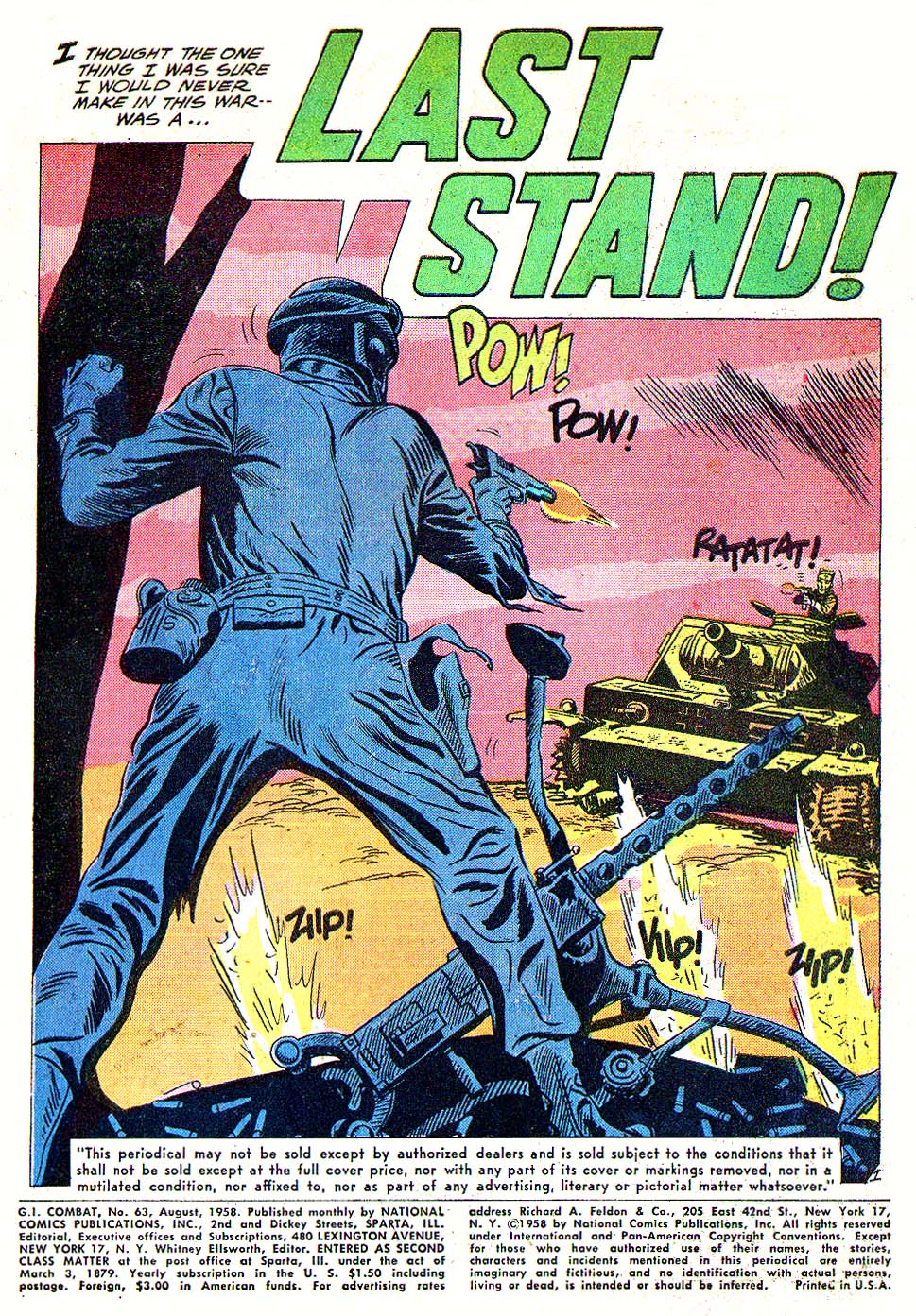 Read online G.I. Combat (1952) comic -  Issue #63 - 3