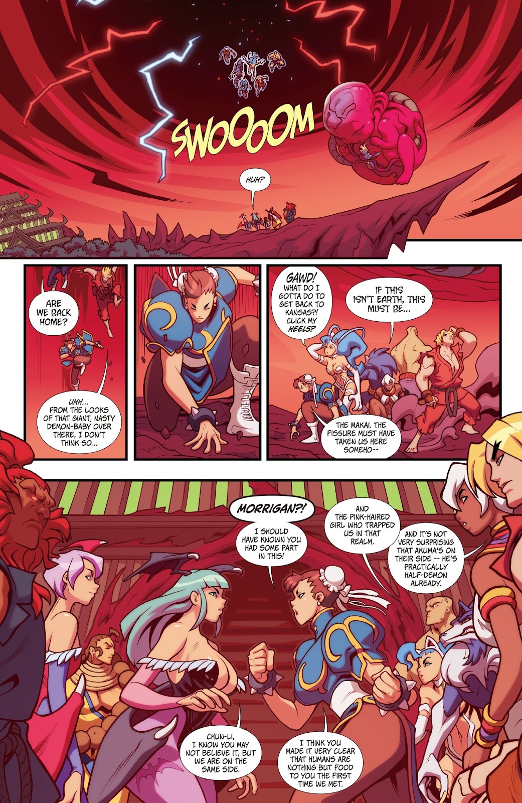 Street Fighter VS Darkstalkers issue 6 - Page 17