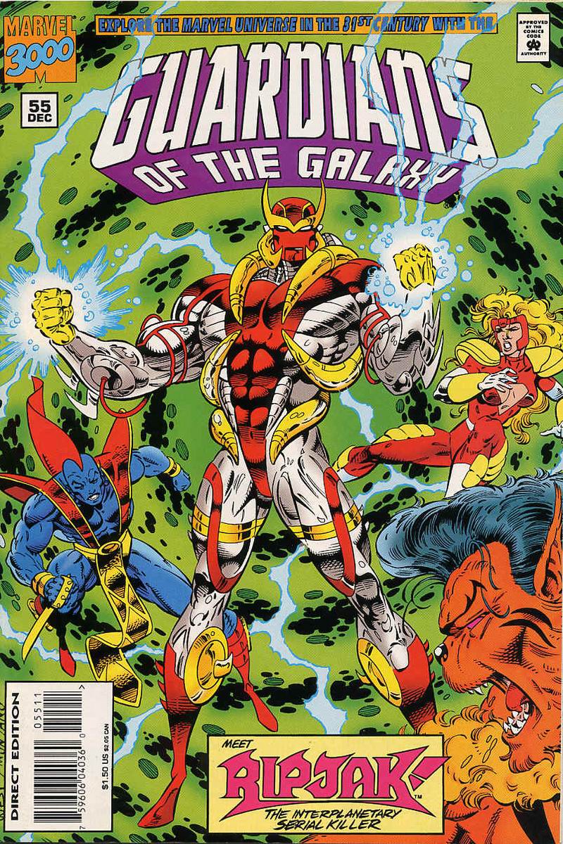 Read online Guardians of the Galaxy (1990) comic -  Issue #55 - 1