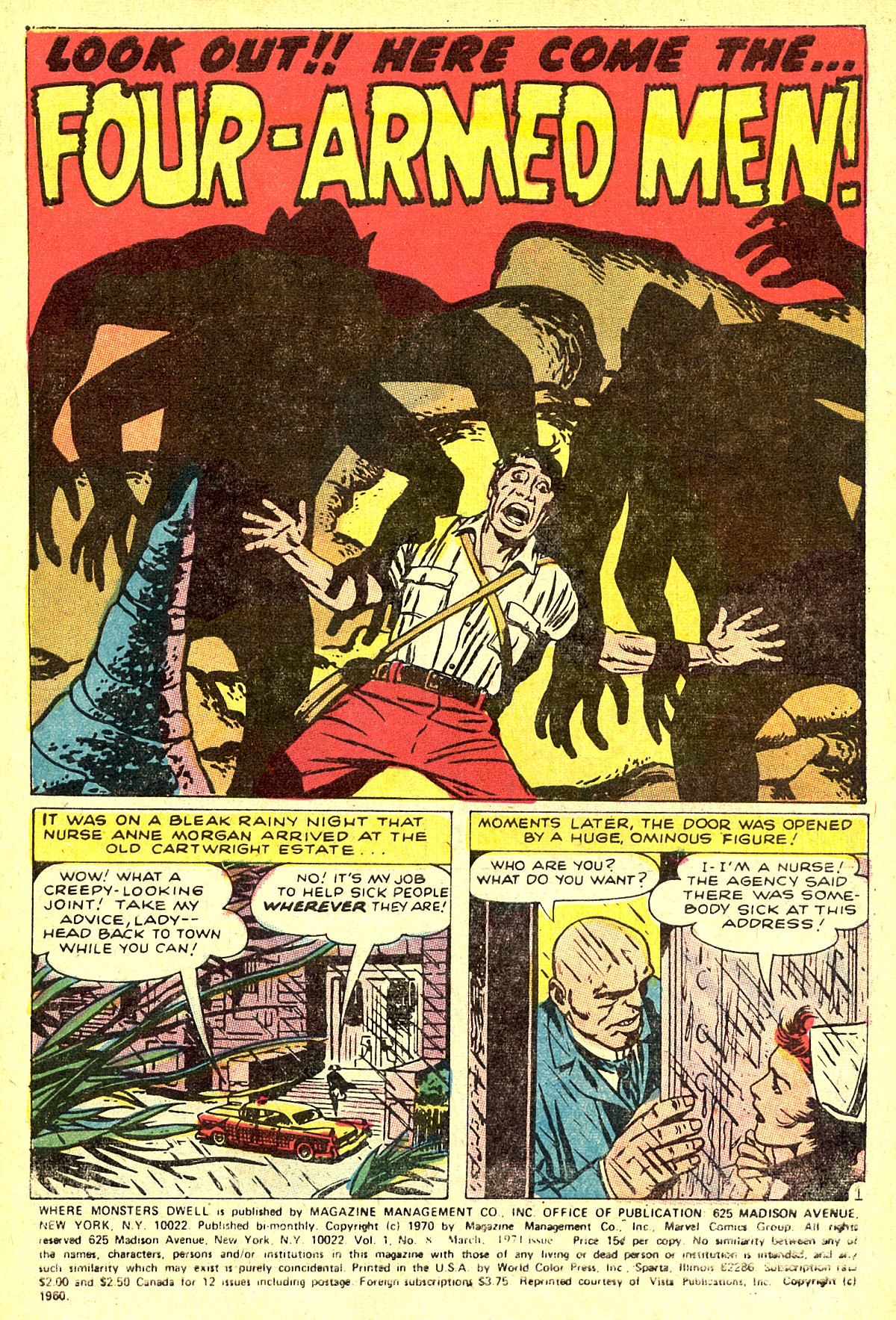Read online Where Monsters Dwell (1970) comic -  Issue #8 - 3