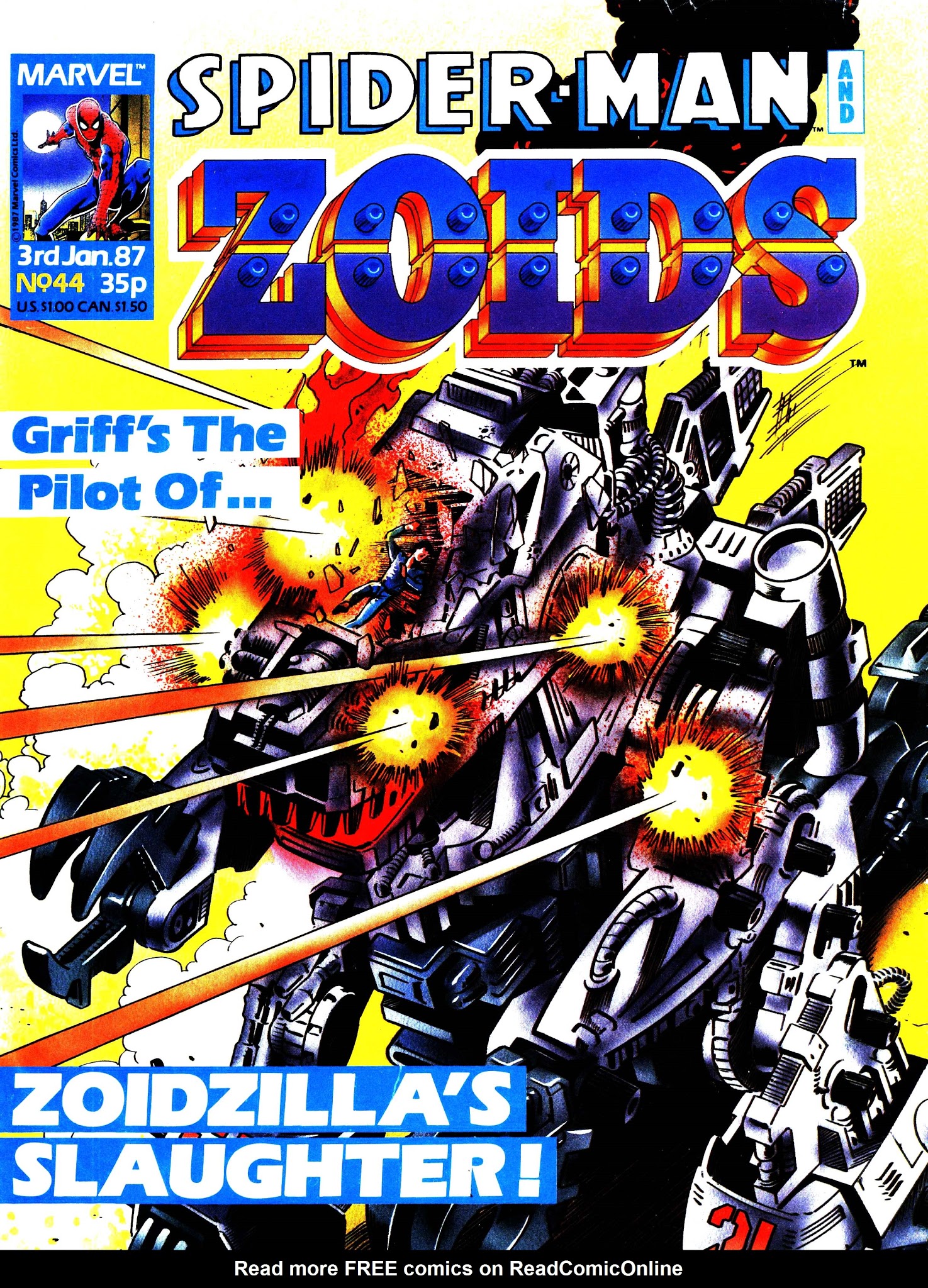 Read online Spider-Man and Zoids comic -  Issue #44 - 1