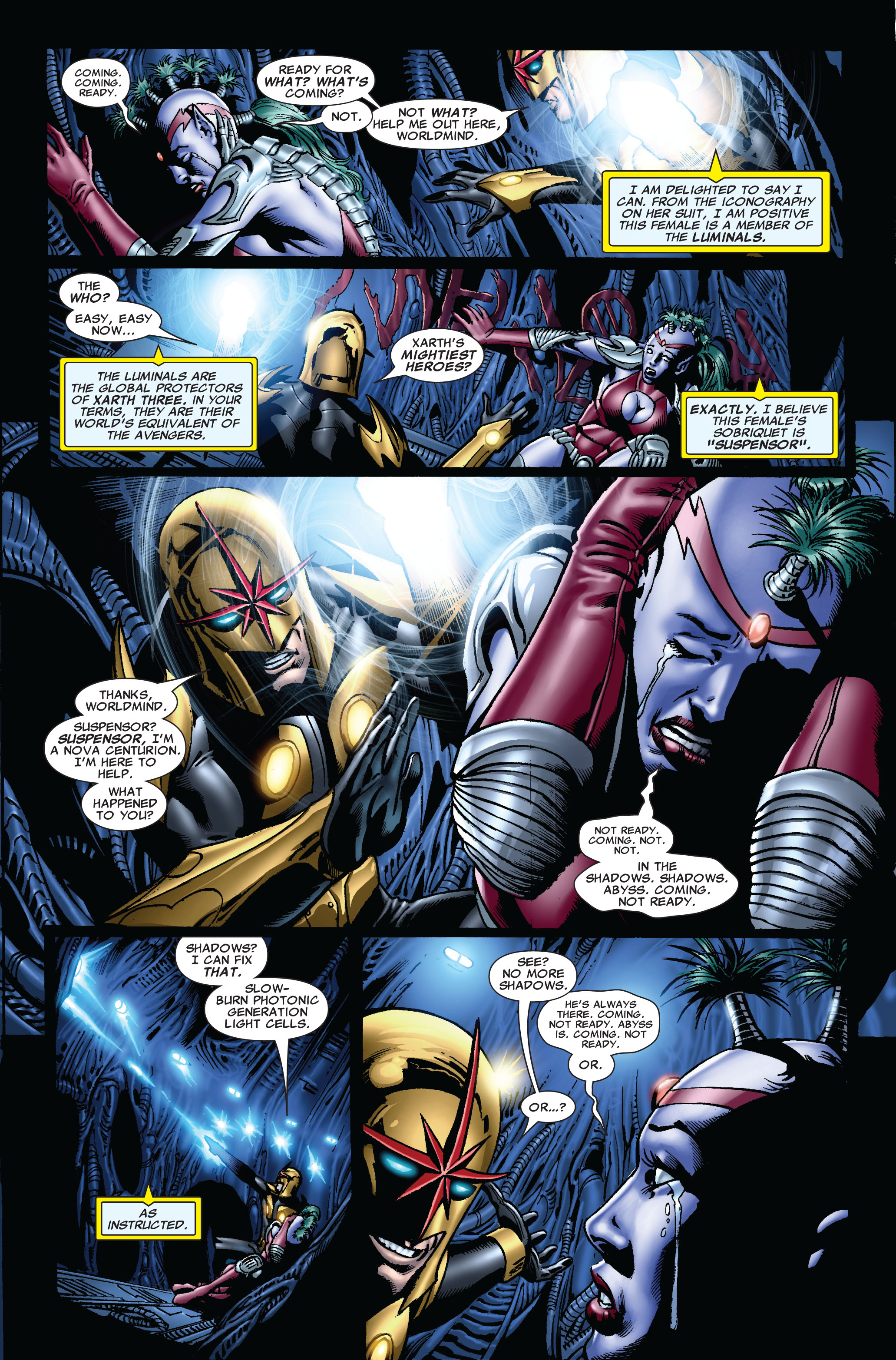 Read online Nova (2007) comic -  Issue # _TPB 2 (Part 1) - 10