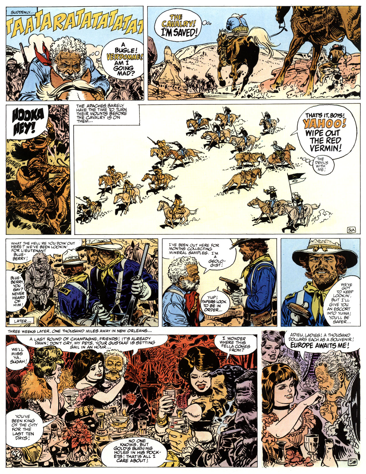 Read online Epic Graphic Novel: Marshal Blueberry comic -  Issue # TPB - 101
