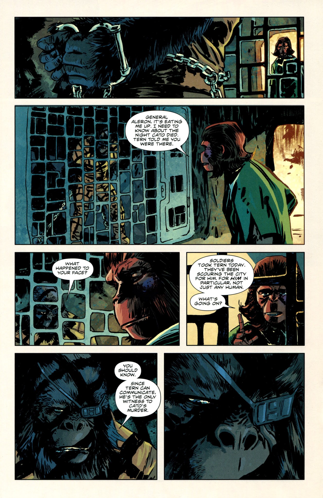 Read online Betrayal of the Planet of the Apes comic -  Issue #3 - 14