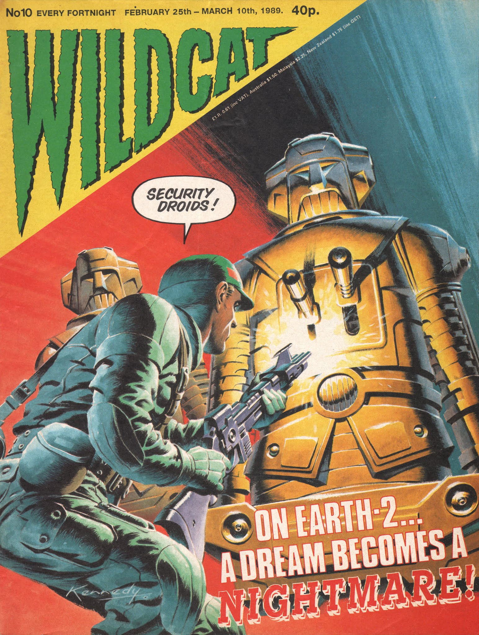Read online Wildcat comic -  Issue #10 - 1