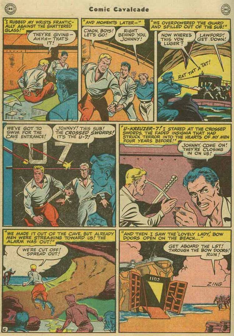 Read online Comic Cavalcade comic -  Issue #29 - 54