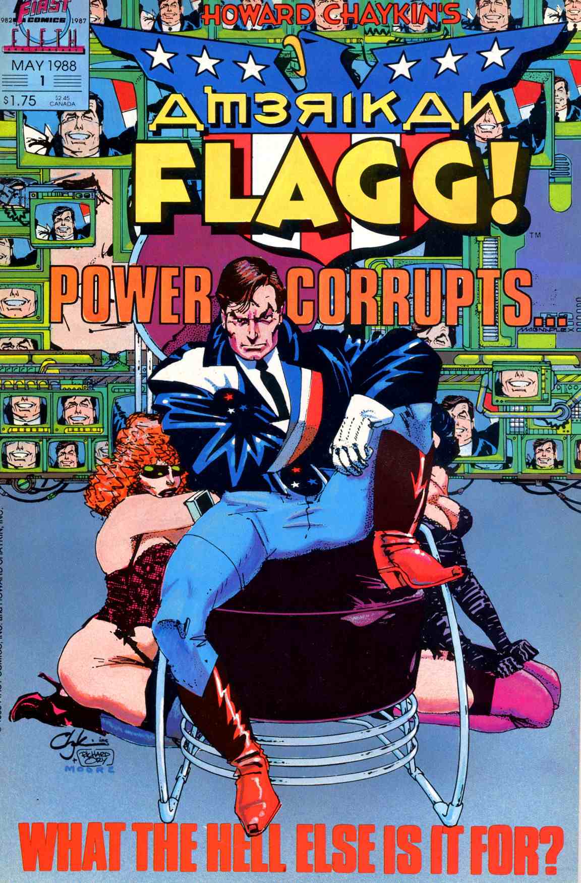 Read online Howard Chaykin's American Flagg comic -  Issue #1 - 1