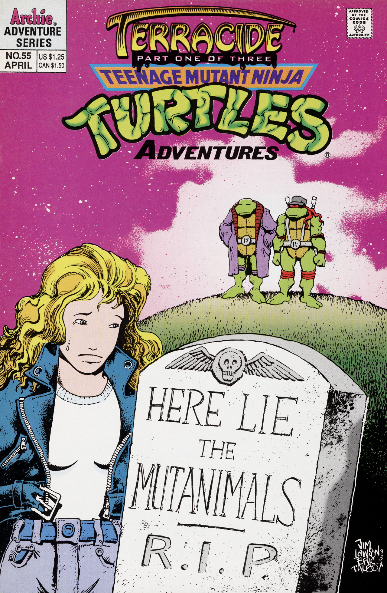 Read online Teenage Mutant Ninja Turtles Adventures (1989) comic -  Issue #55 - 1