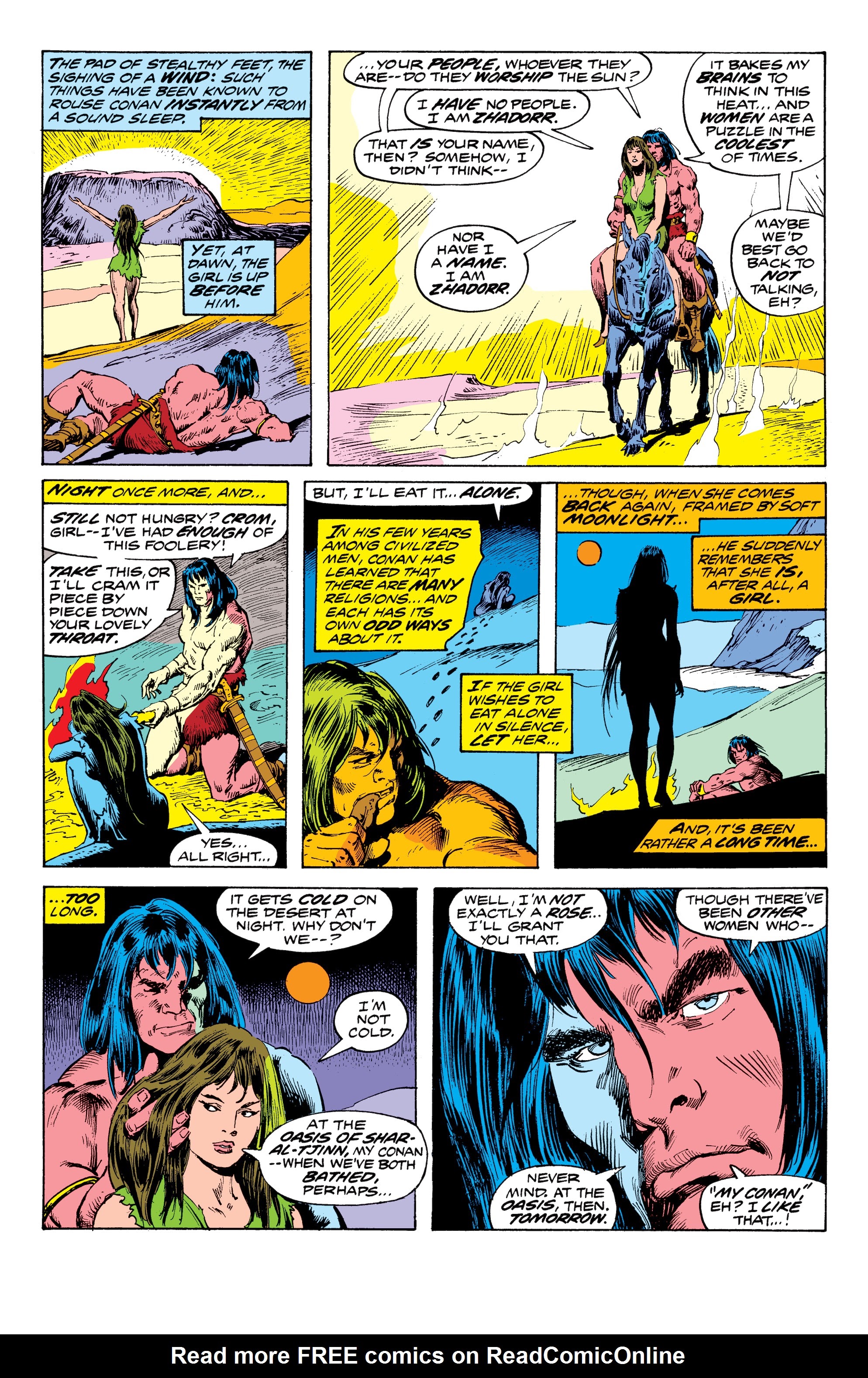 Read online Conan The Barbarian Epic Collection: The Original Marvel Years - The Curse Of The Golden Skull comic -  Issue # TPB (Part 3) - 89