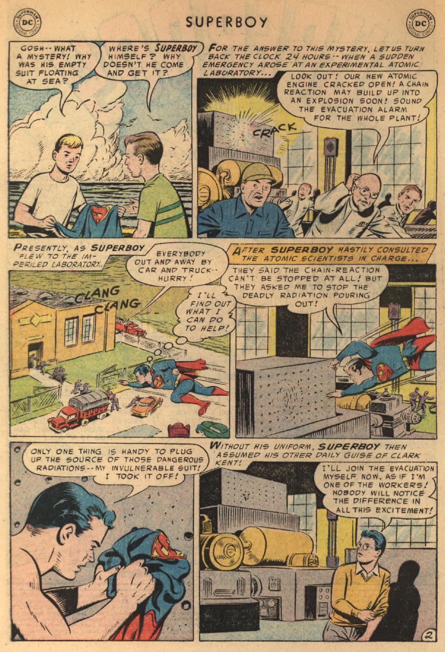 Read online Superboy (1949) comic -  Issue #44 - 3