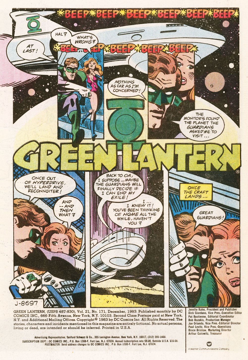 Read online Green Lantern (1960) comic -  Issue #171 - 2