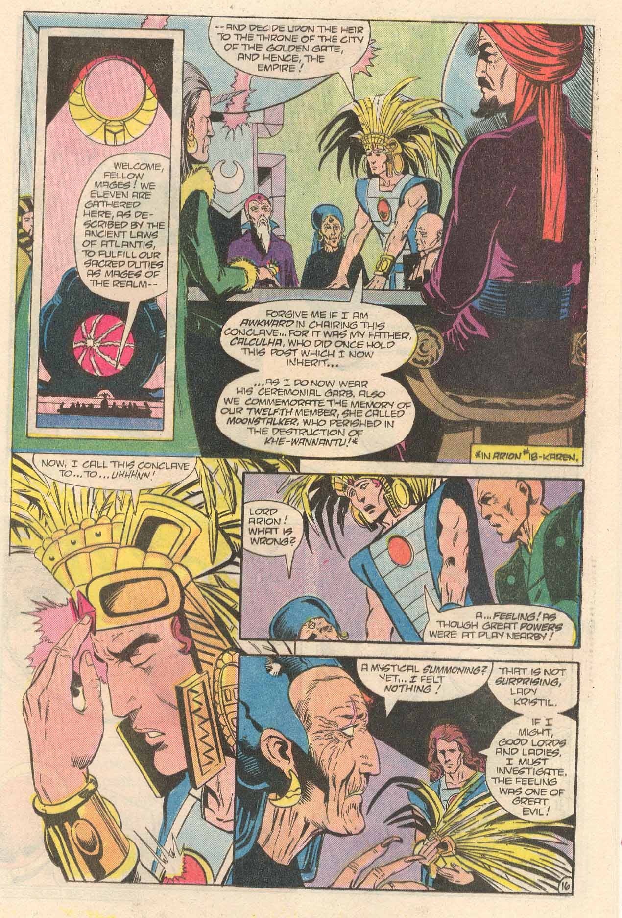Read online Arion, Lord of Atlantis comic -  Issue #34 - 17