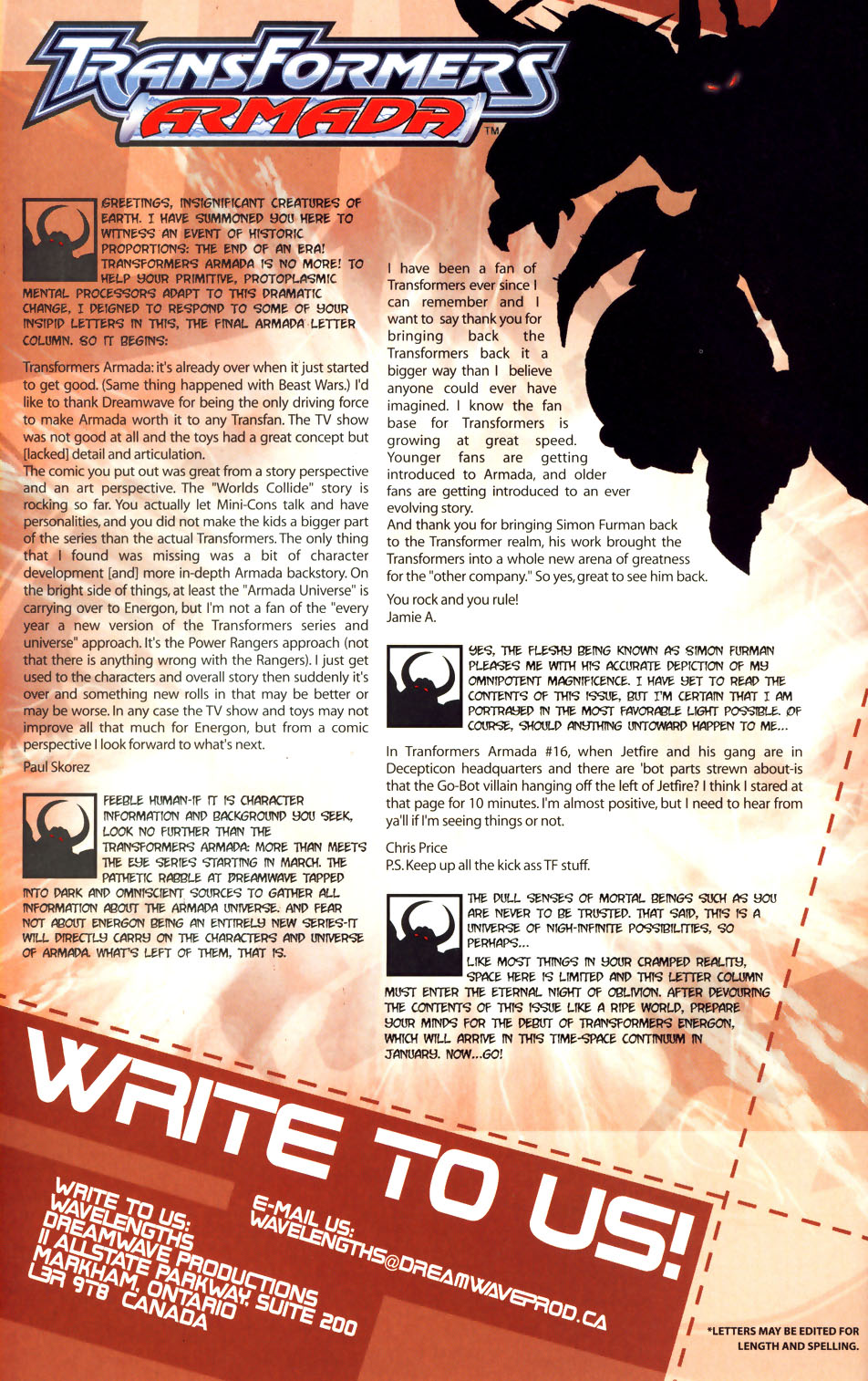 Read online Transformers Armada comic -  Issue #18 - 25