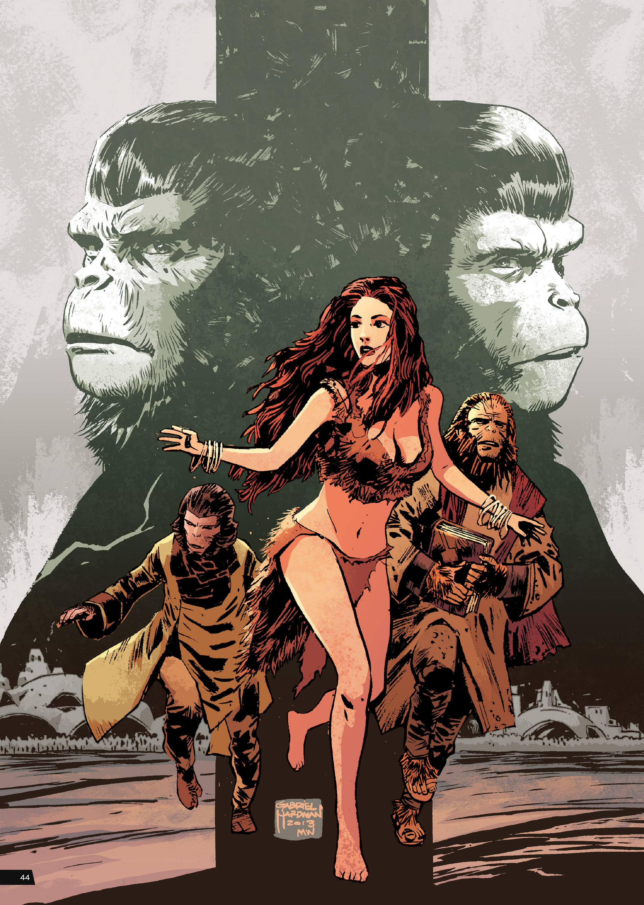 Read online Planet of the Apes Artist Tribute comic -  Issue # TPB - 44