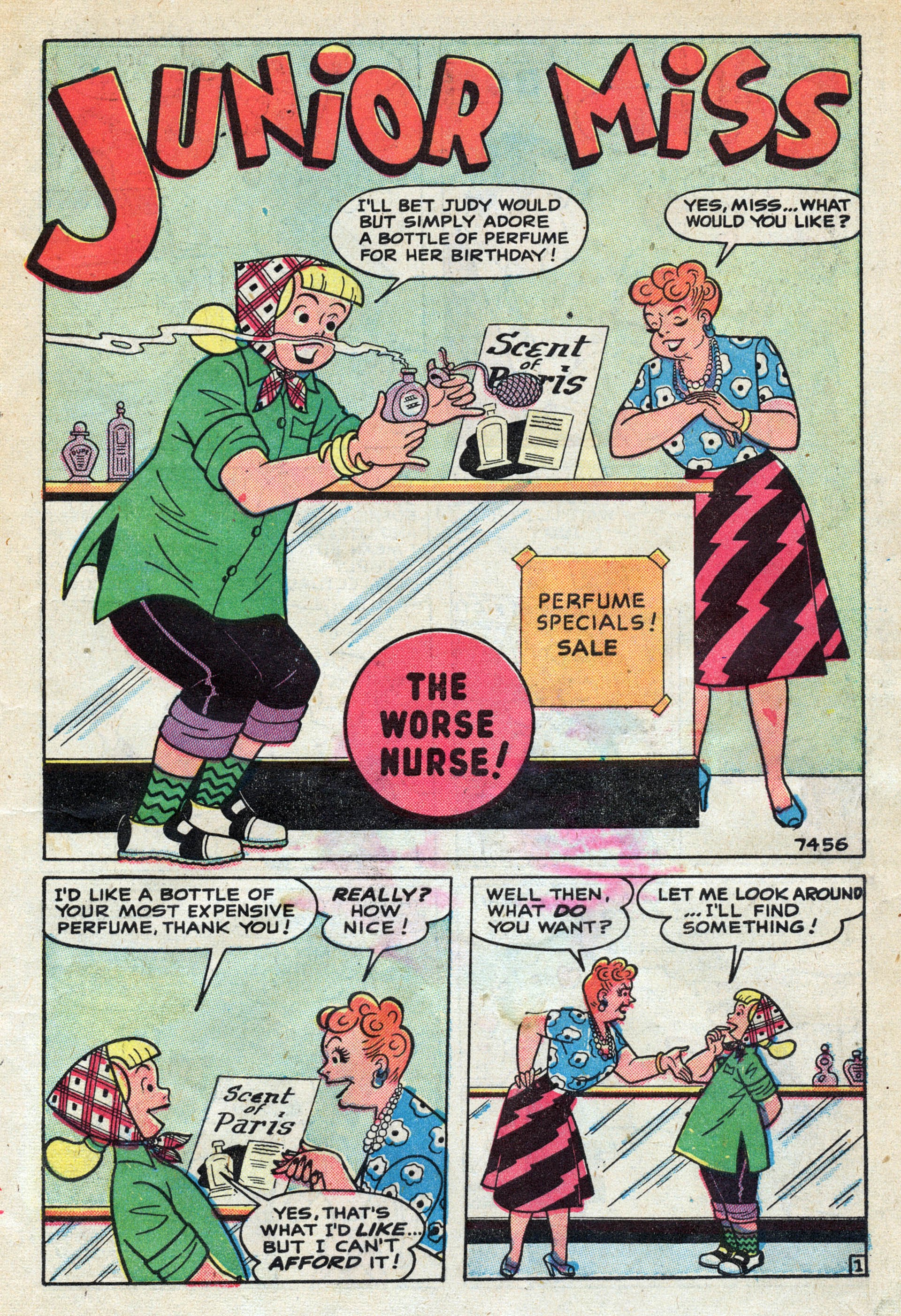 Read online Junior Miss (1947) comic -  Issue #39 - 3