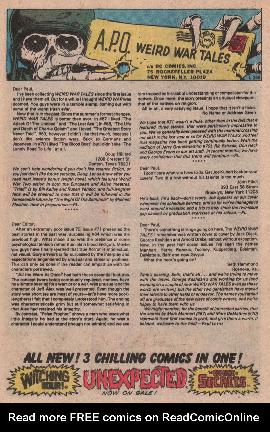Read online Weird War Tales (1971) comic -  Issue #76 - 32