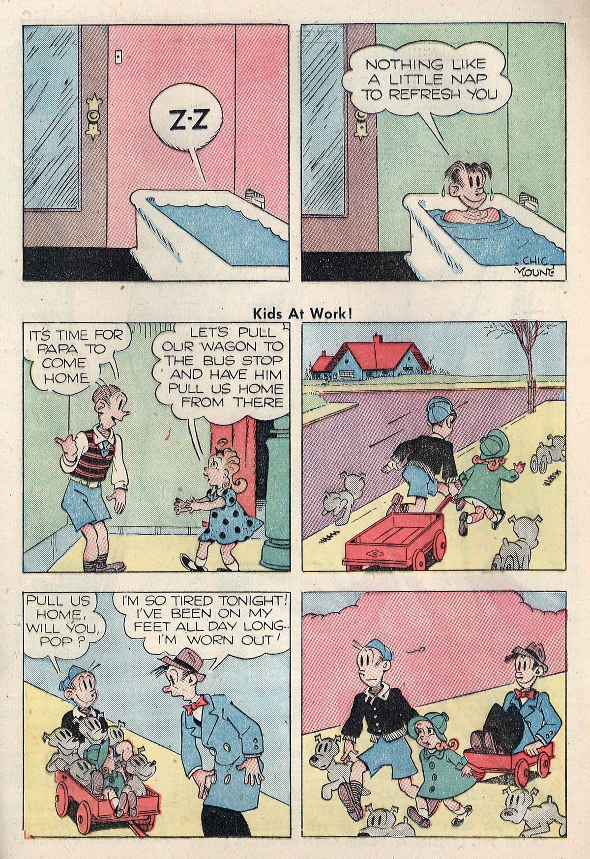 Read online Blondie Comics (1947) comic -  Issue #13 - 17