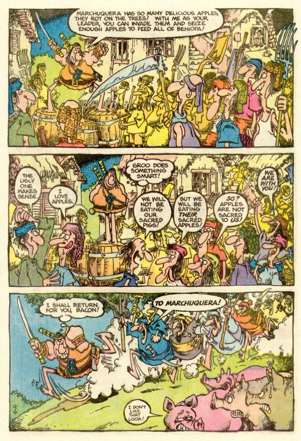 Read online Sergio Aragonés Groo the Wanderer comic -  Issue #9 - 15