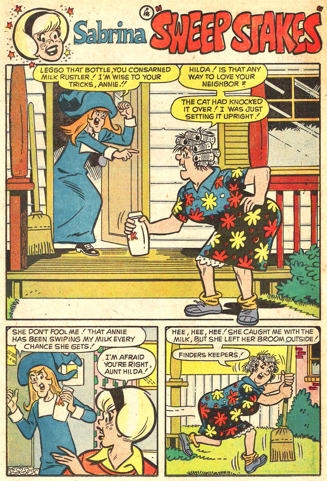 Read online Sabrina The Teenage Witch (1971) comic -  Issue #23 - 26