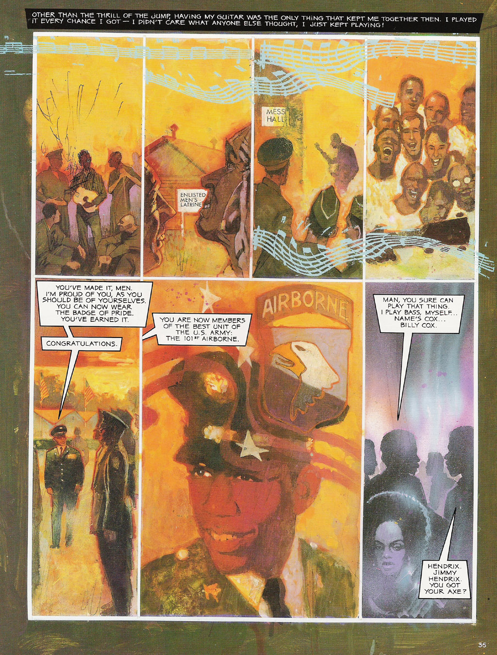 Read online Voodoo Child - The Illustrated Legend of Jimi Hendrix comic -  Issue # TPB - 38