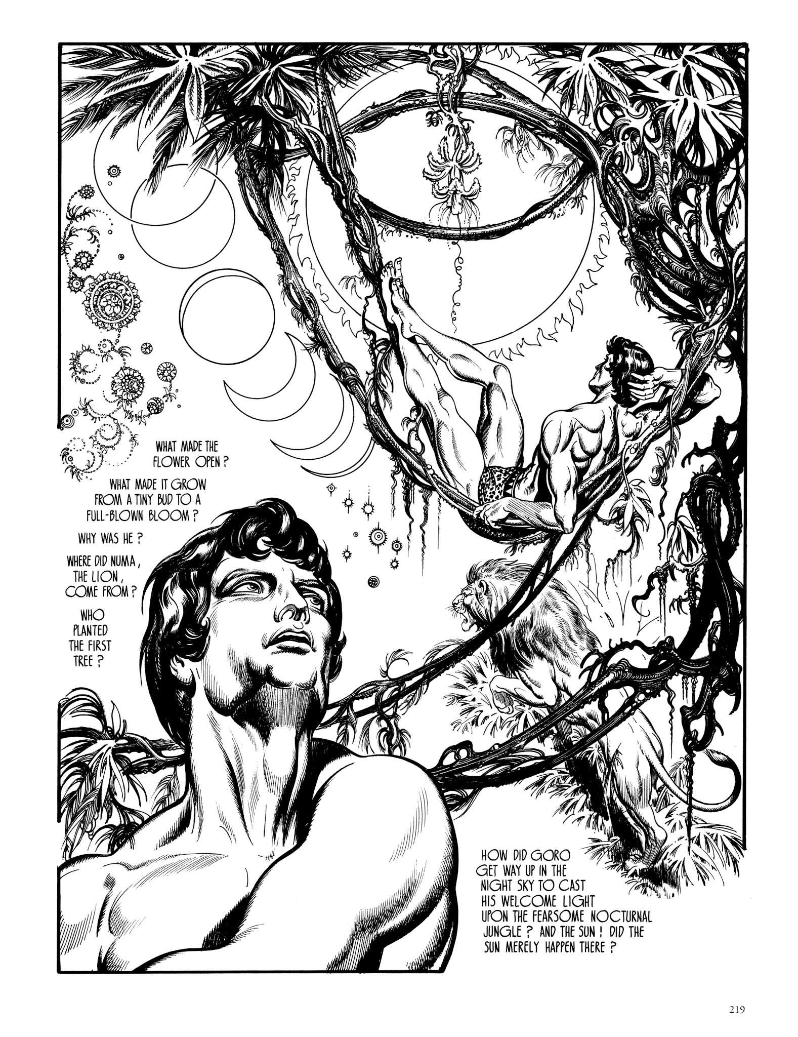 Read online Edgar Rice Burroughs' Tarzan: Burne Hogarth's Lord of the Jungle comic -  Issue # TPB - 218