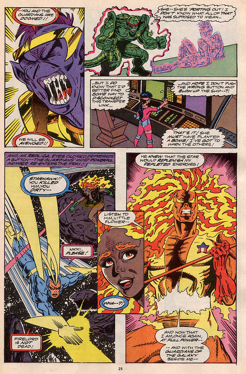 Read online Guardians of the Galaxy (1990) comic -  Issue #12 - 19