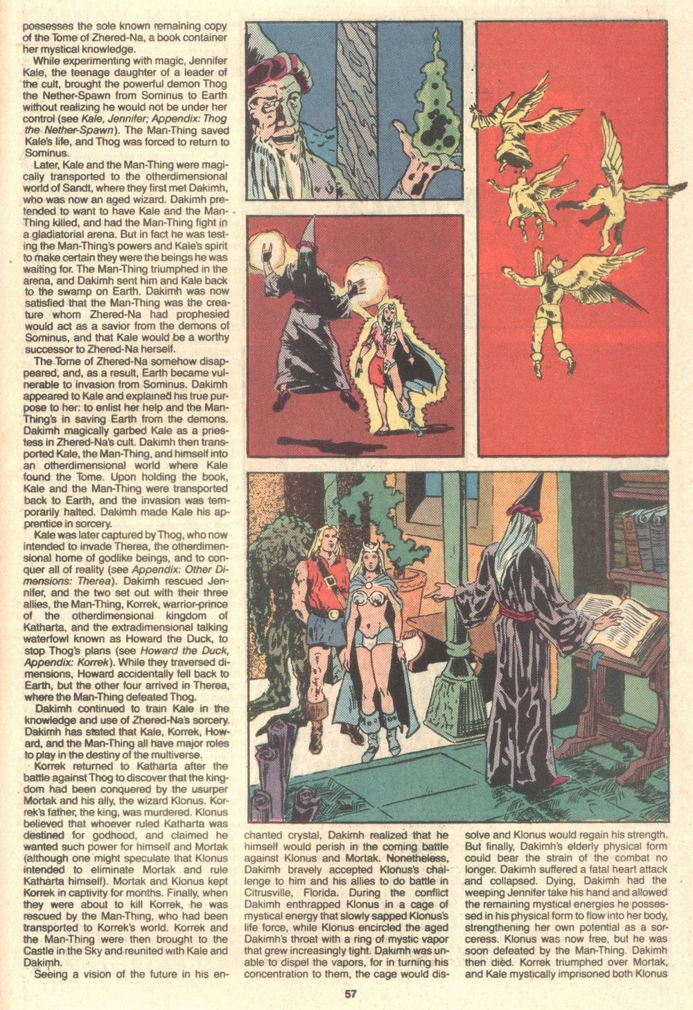 Read online The Official Handbook of the Marvel Universe Deluxe Edition comic -  Issue #16 - 59