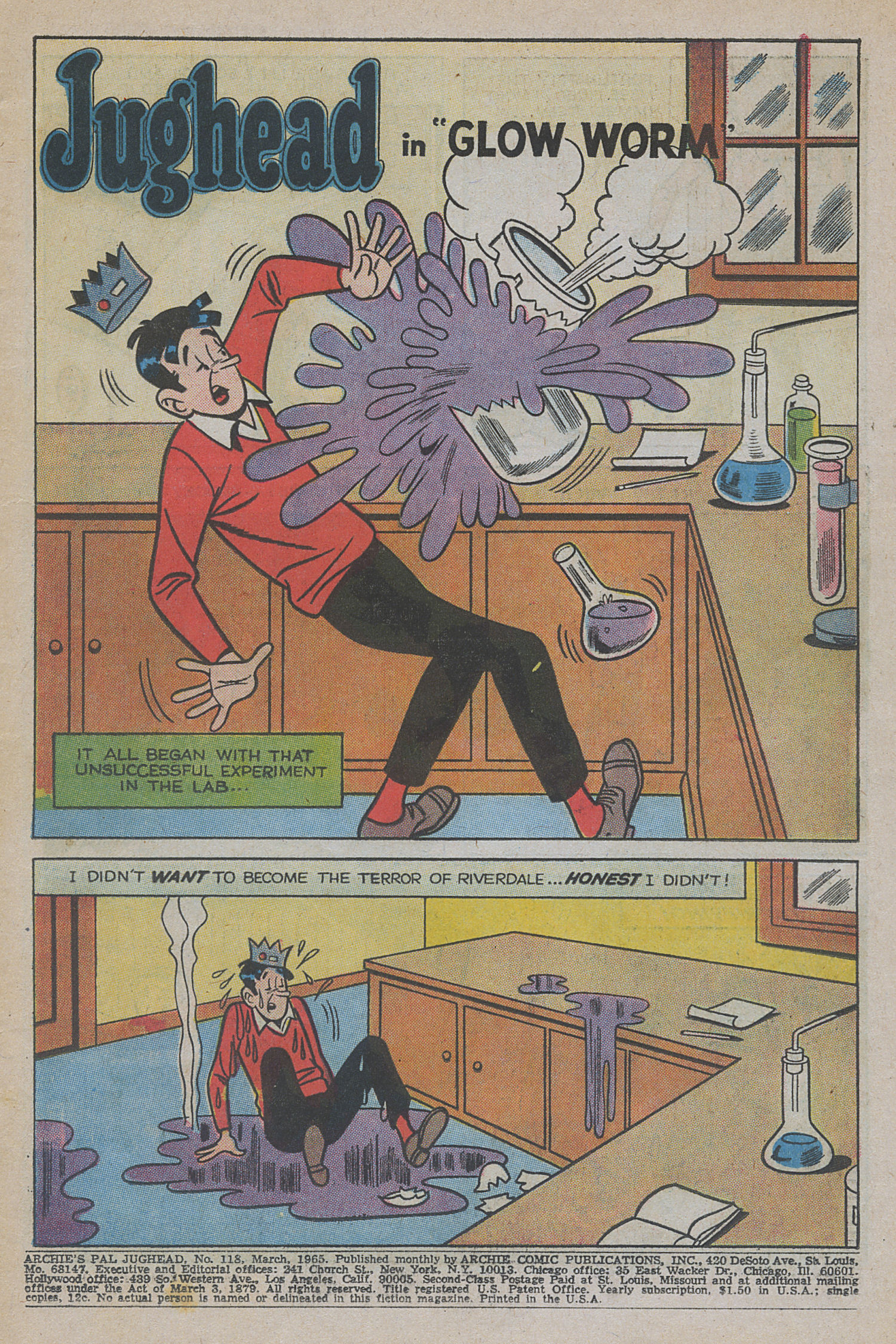 Read online Archie's Pal Jughead comic -  Issue #118 - 3