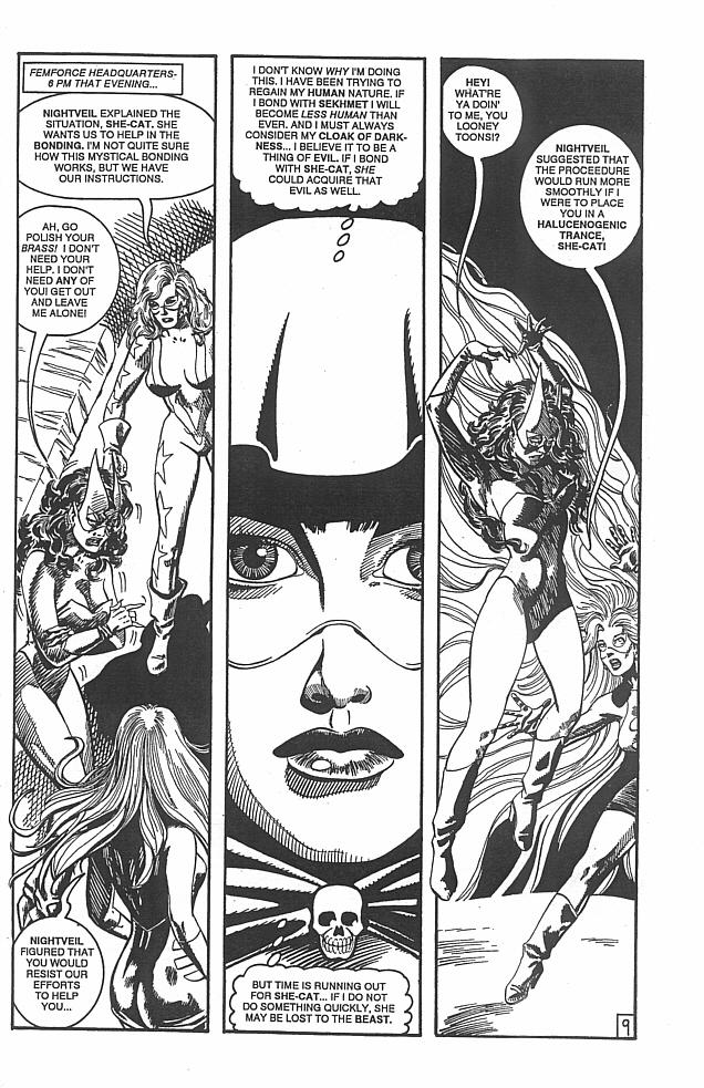 Read online Femforce: Rampaging She-Cat! comic -  Issue # Full - 32