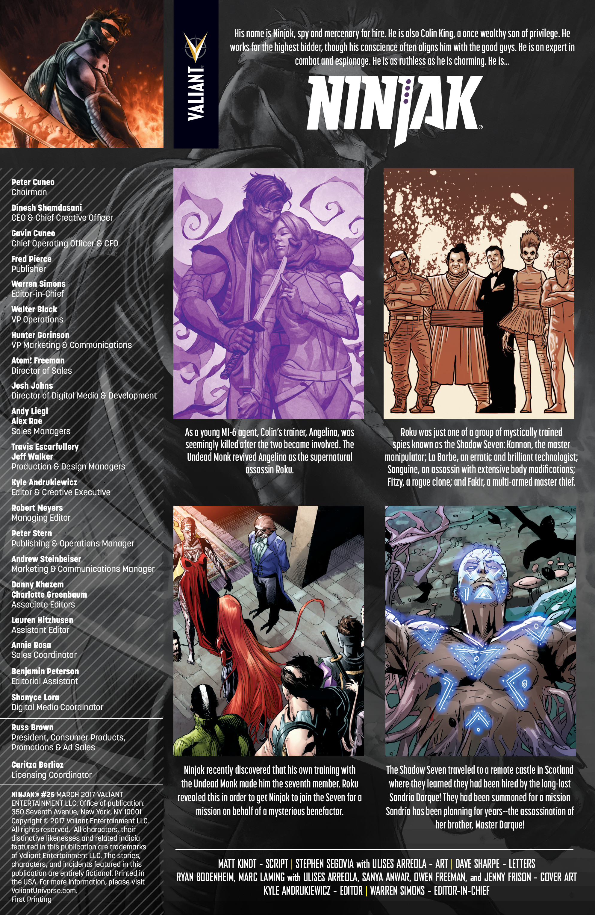 Read online Ninjak (2015) comic -  Issue #25 - 2