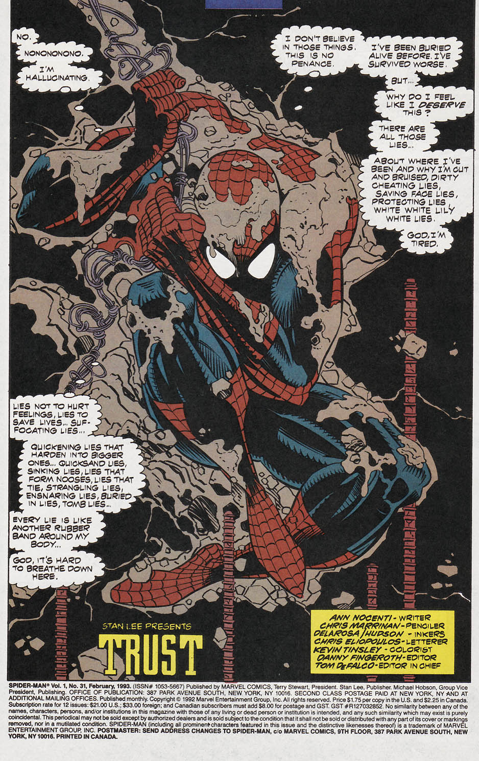 Read online Spider-Man (1990) comic -  Issue #31 - Trust - 3