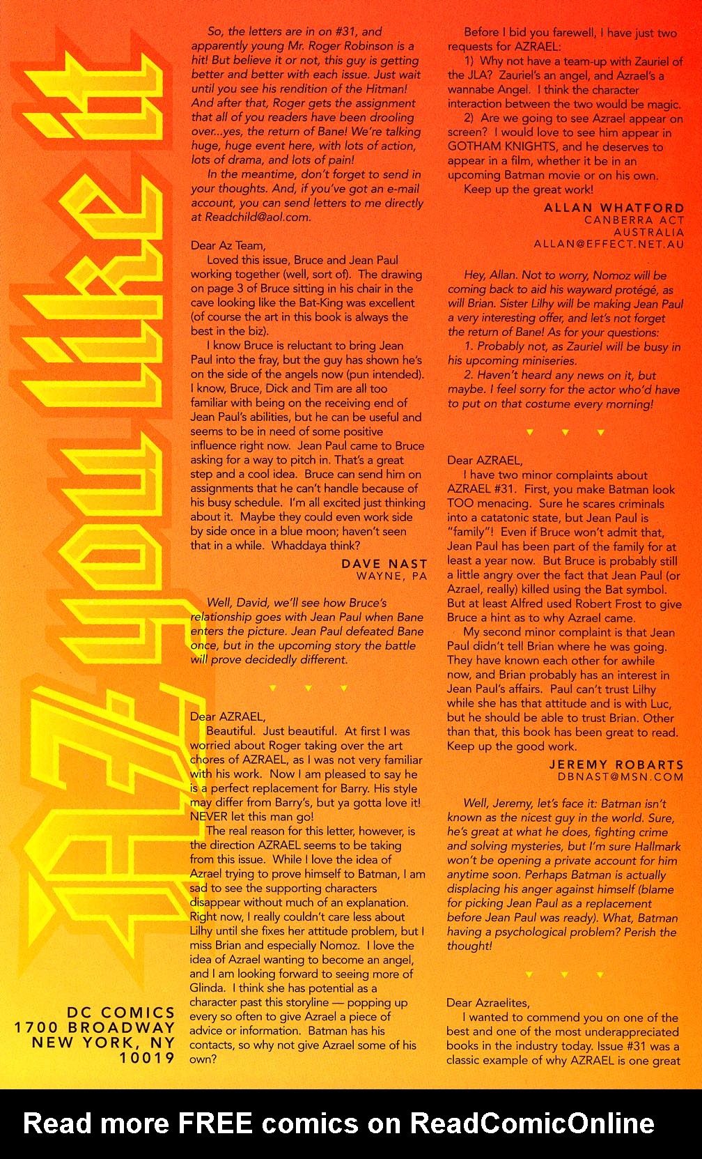 Read online Azrael (1995) comic -  Issue #34 - 24