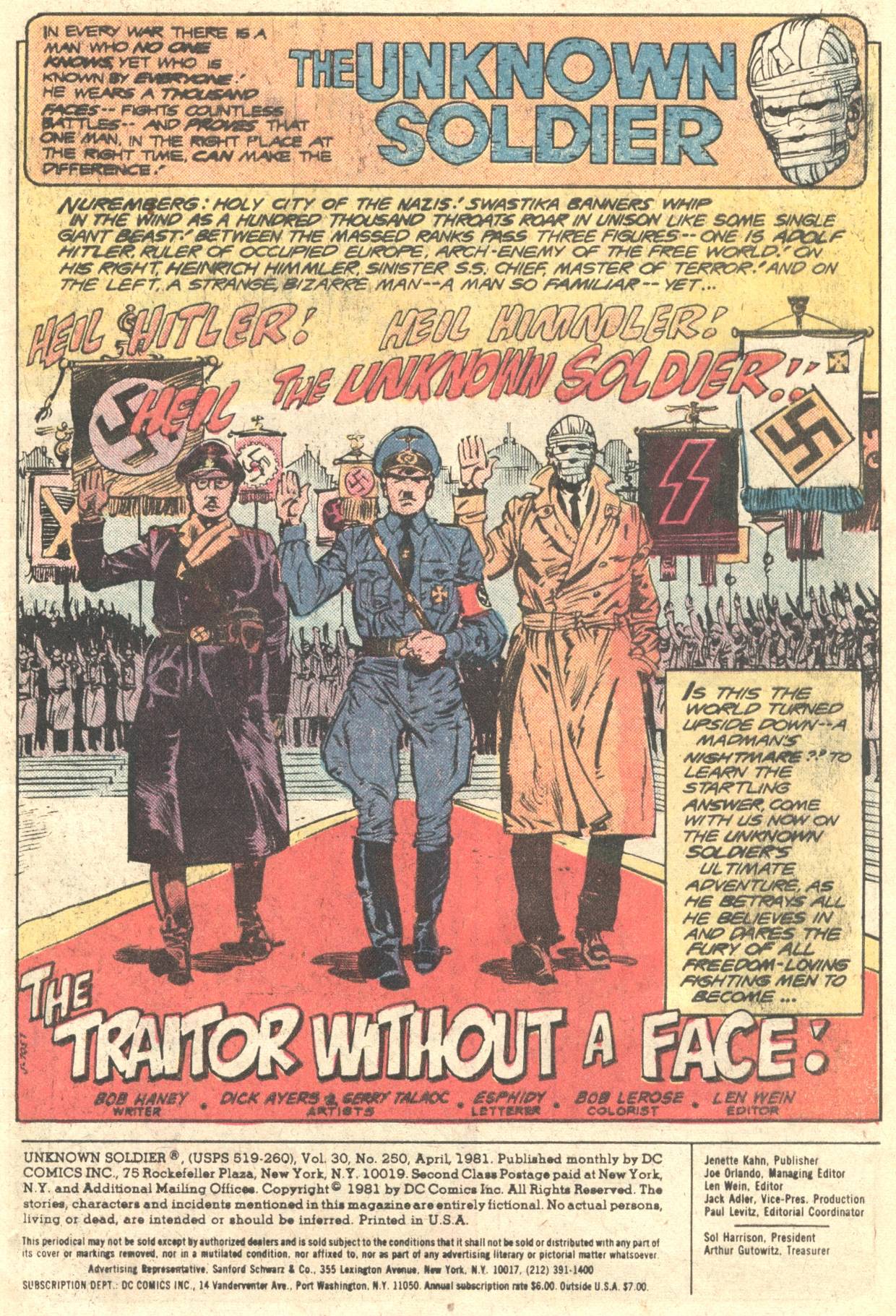 Read online Unknown Soldier (1977) comic -  Issue #250 - 3