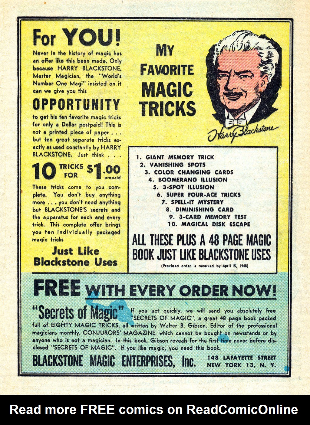 Read online Blackstone the Magician comic -  Issue #3 - 19