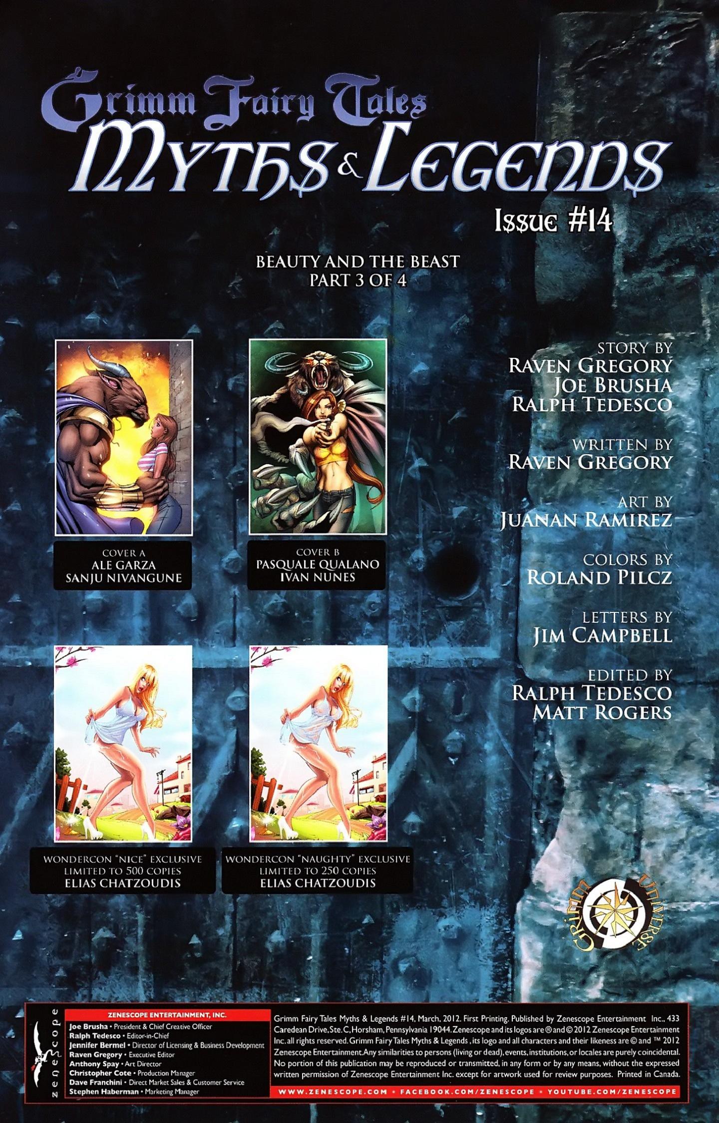 Read online Grimm Fairy Tales: Myths & Legends comic -  Issue #14 - 3
