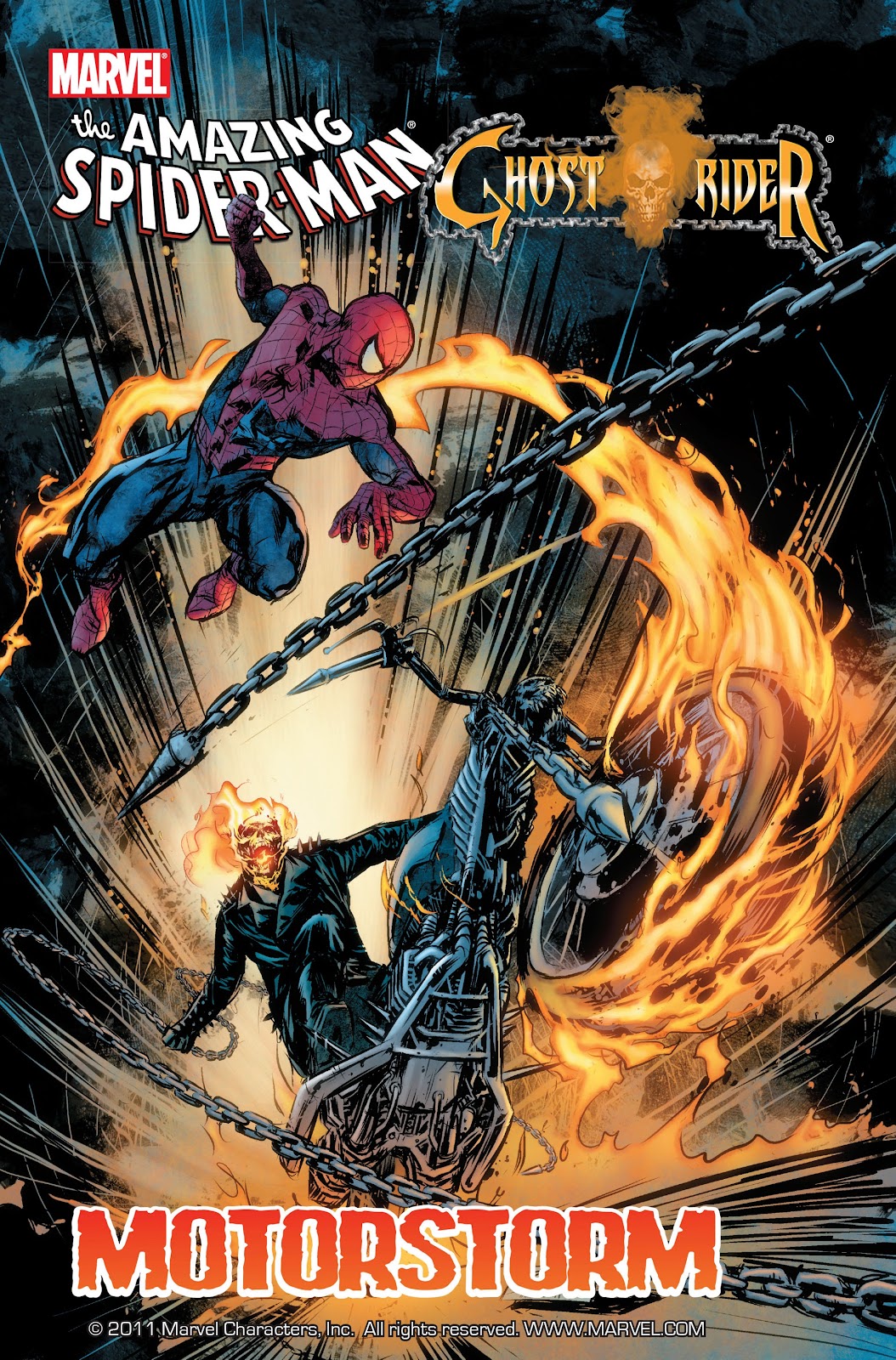 Amazing Spider-Man/Ghost Rider: Motorstorm issue Full - Page 1