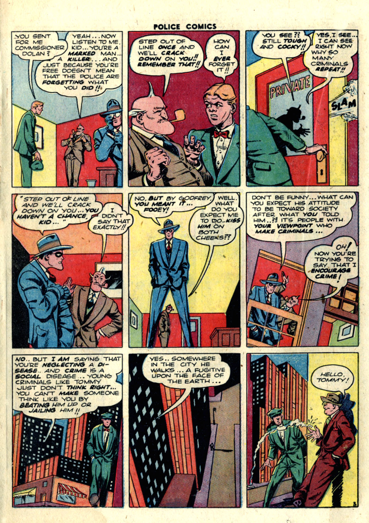 Read online Police Comics comic -  Issue #32 - 32