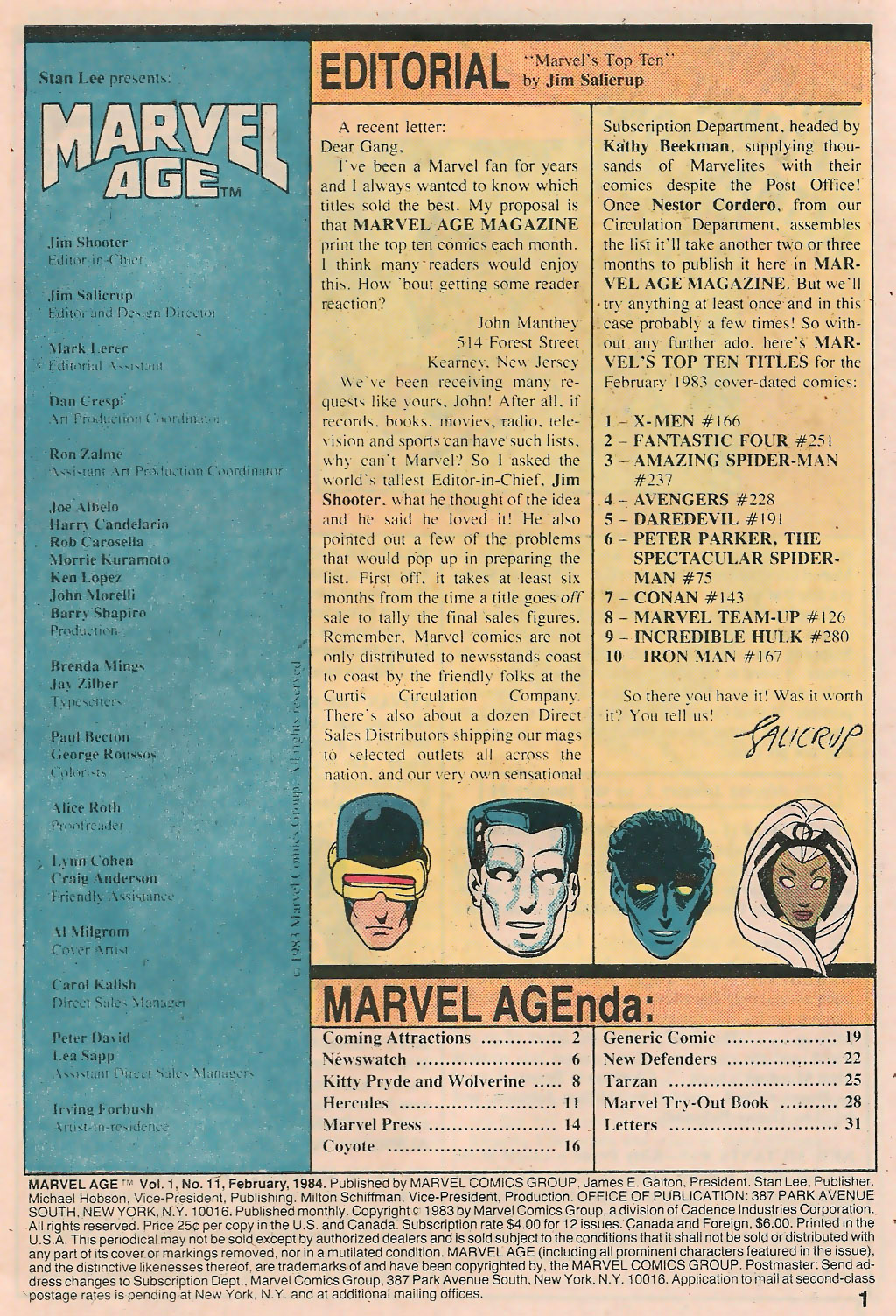 Read online Marvel Age comic -  Issue #11 - 3