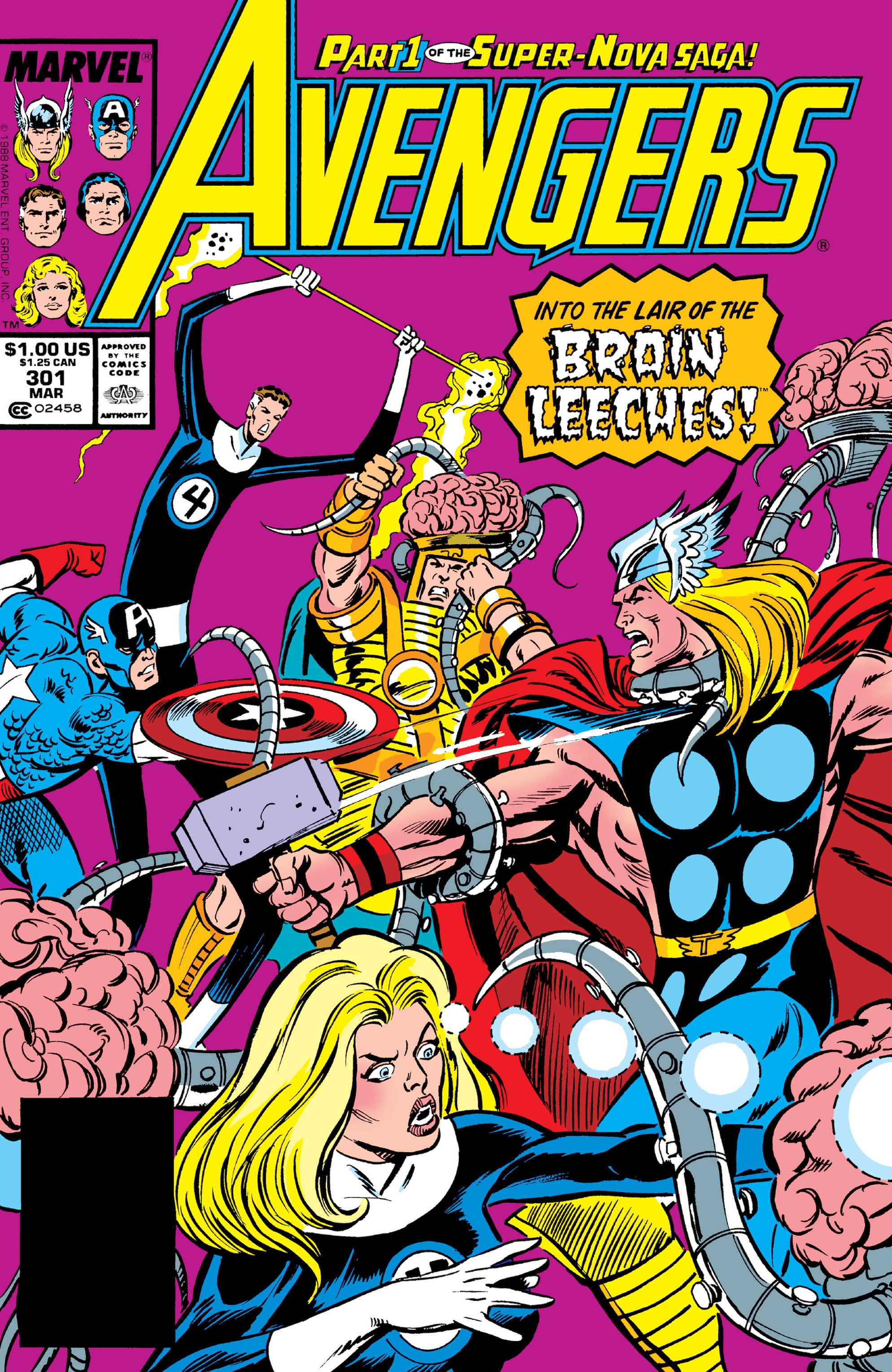 Read online The Avengers (1963) comic -  Issue #301 - 1
