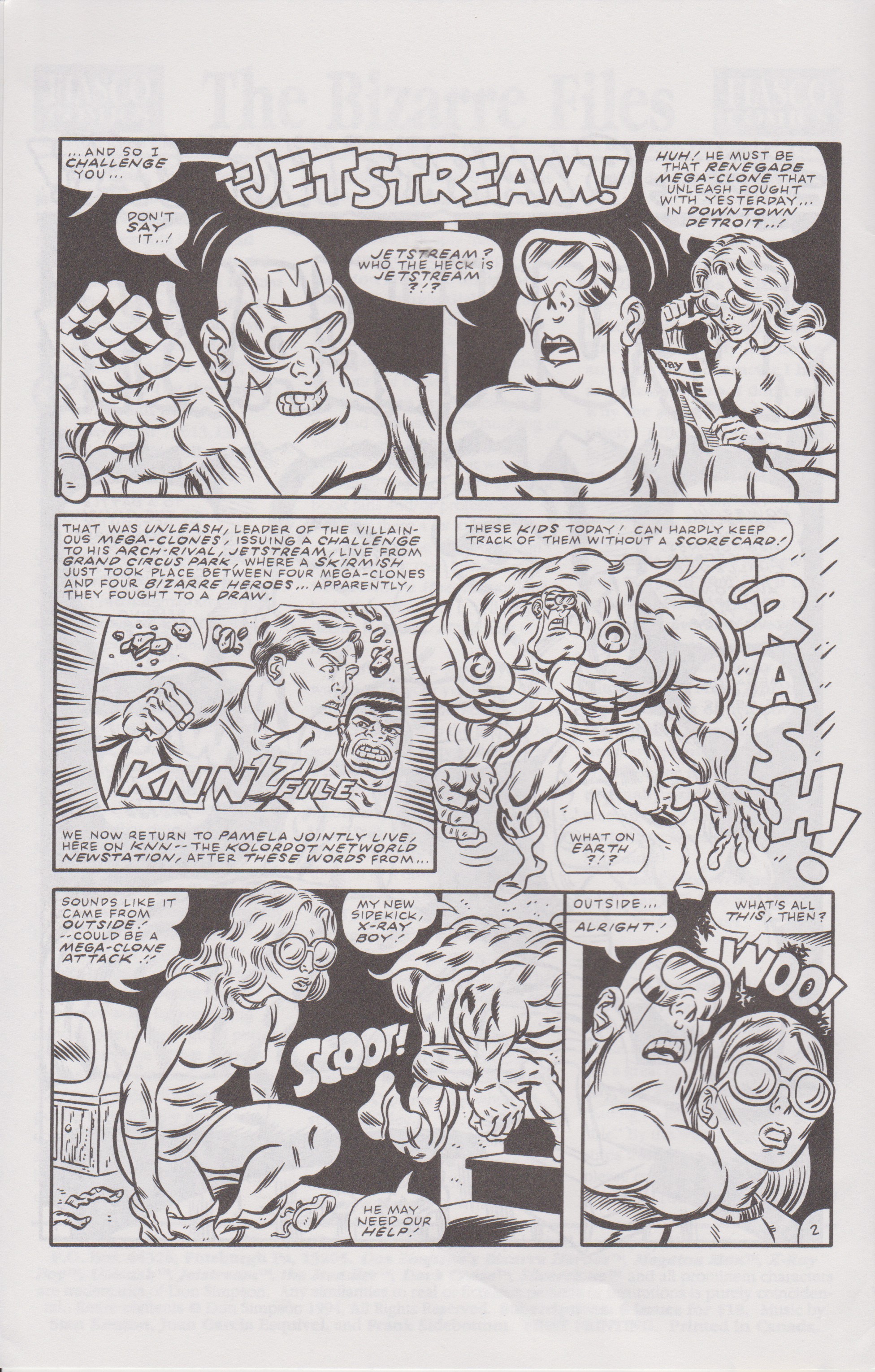 Read online Don Simpson's Bizarre Heroes comic -  Issue #7 - 4