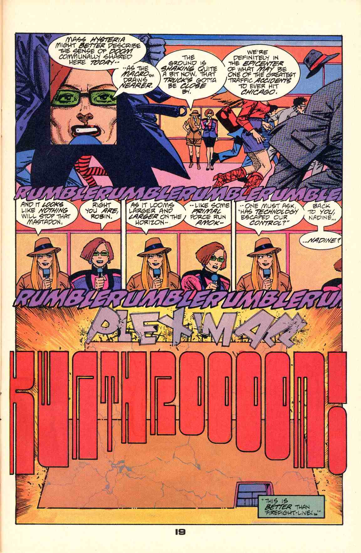 Read online Howard Chaykin's American Flagg comic -  Issue #4 - 21