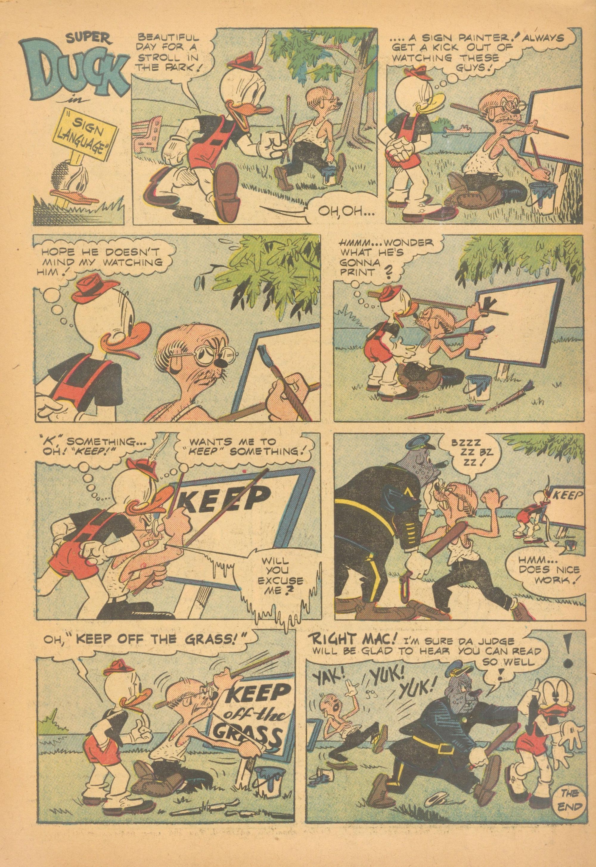 Read online Super Duck Comics comic -  Issue #58 - 34