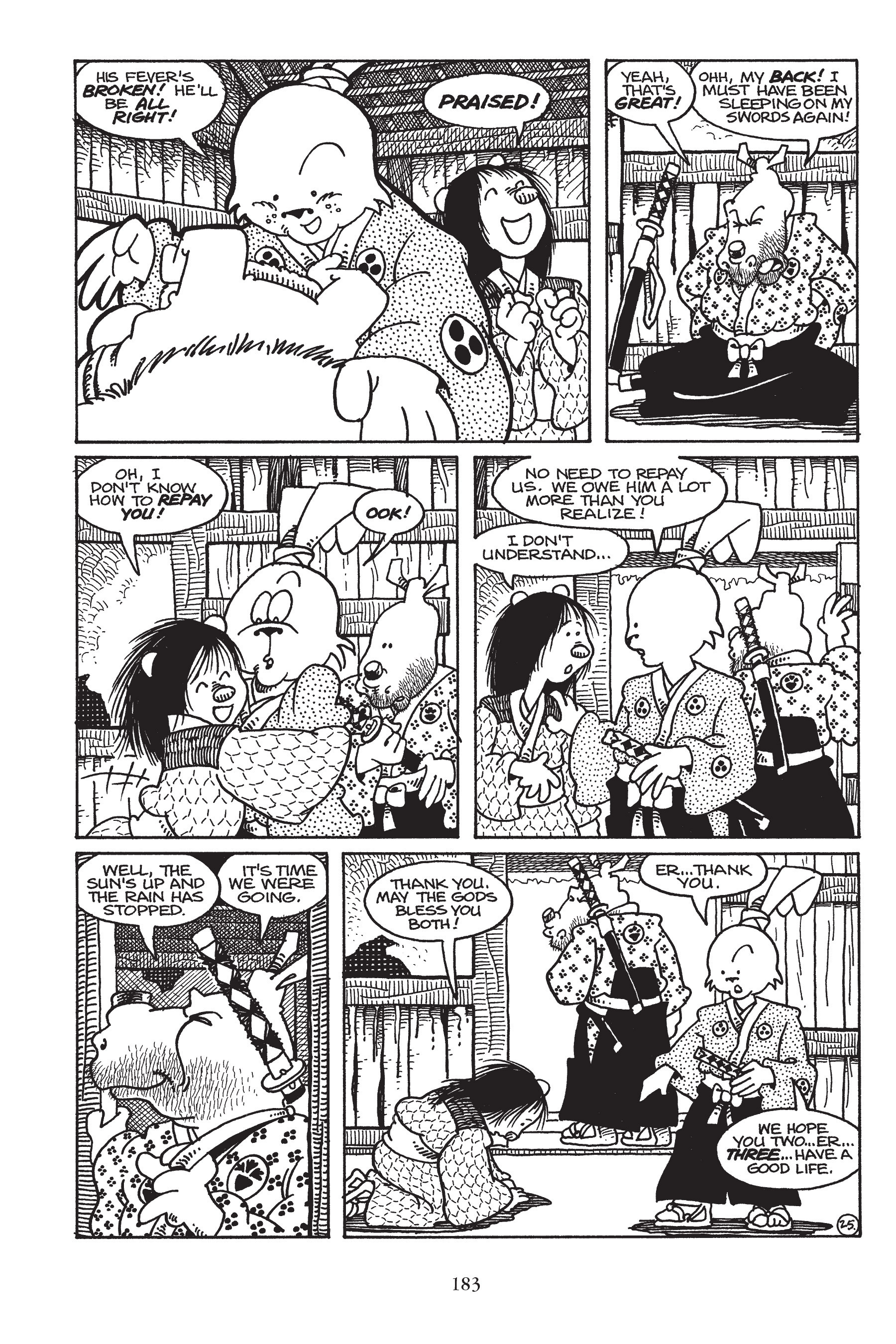 Read online Usagi Yojimbo (1987) comic -  Issue # _TPB 7 - 174