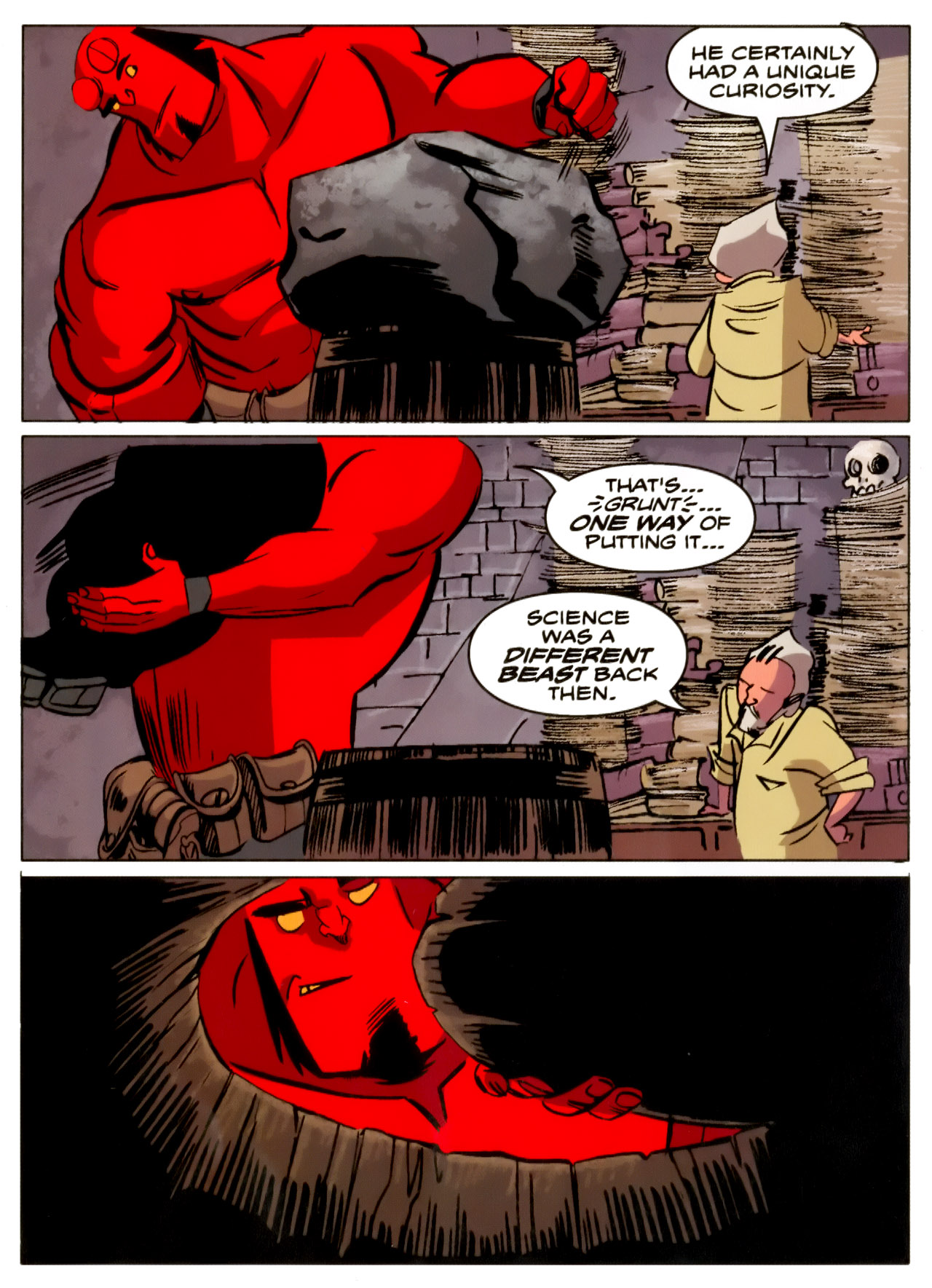 Read online Hellboy Animated: The Menagerie comic -  Issue # TPB - 39